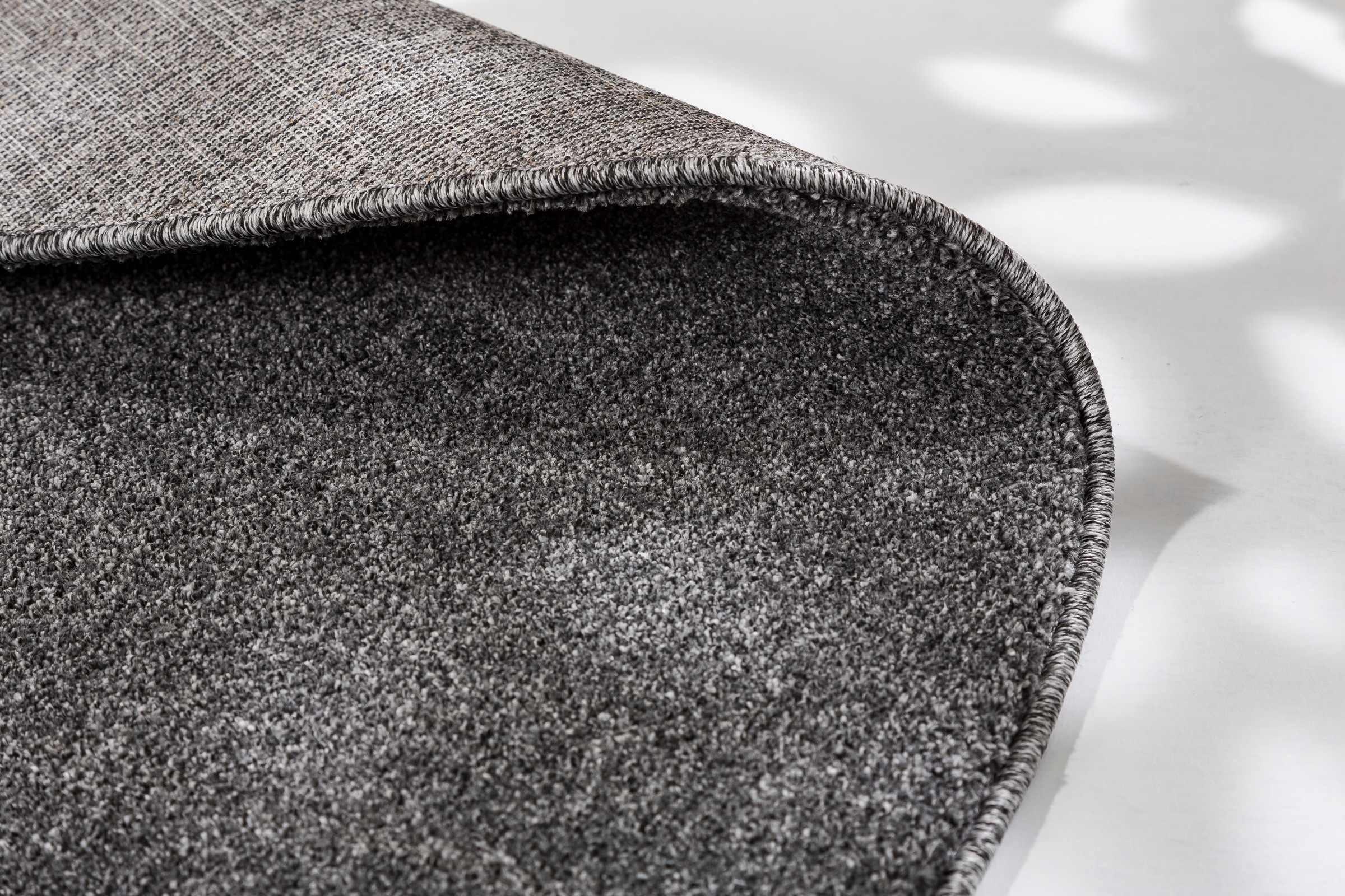 SCHÖNER WOHNEN-Kollektion Teppich »Pure 190« rund 21 mm Höhe Wohnzimmer, Schlafzimmer, uni, leichter Glanz, robuster Kurzflor