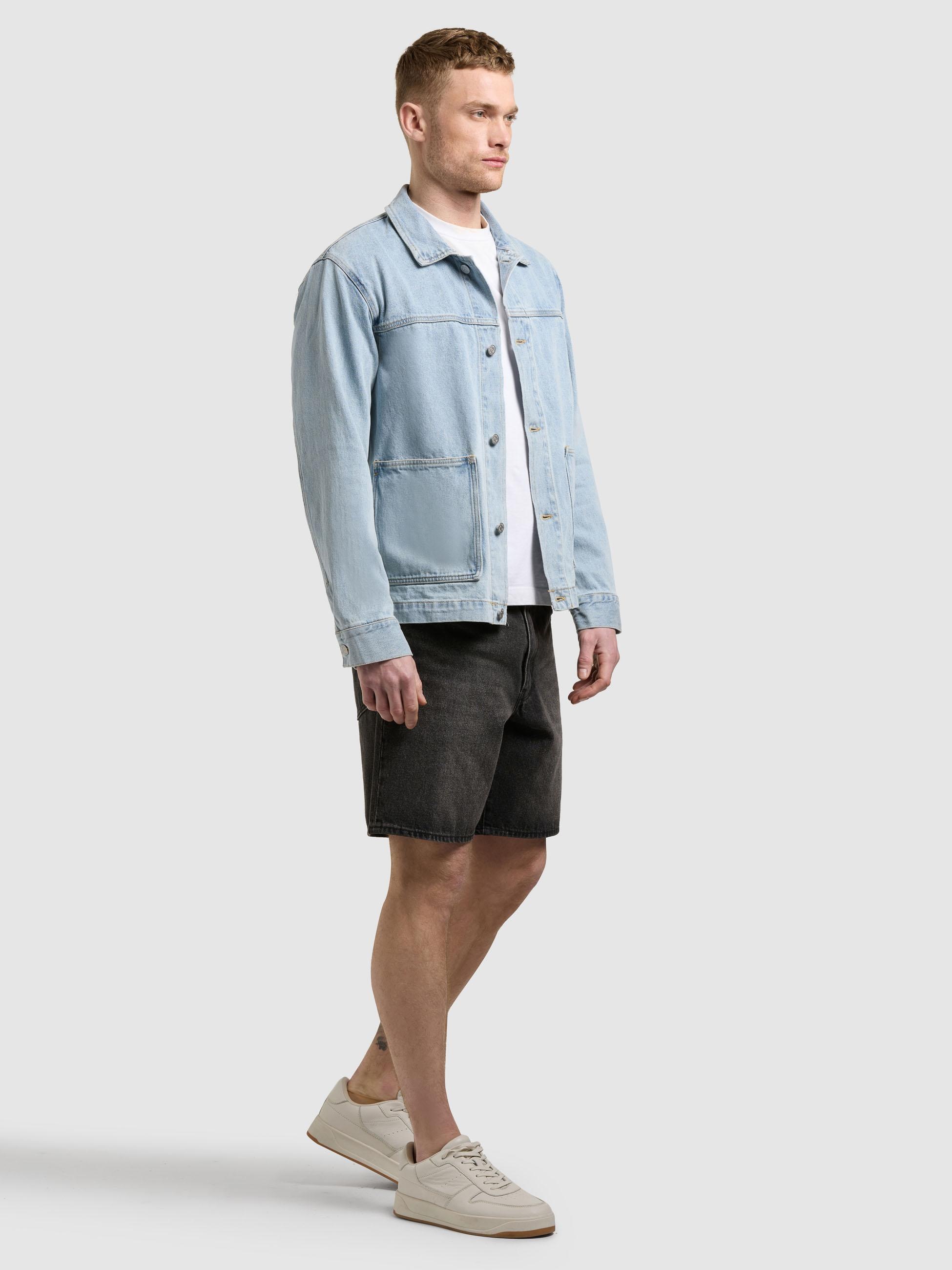 khujo Jeansjacke »Barto« ohne Kapuze Modische Jacke in Jeans-Optik