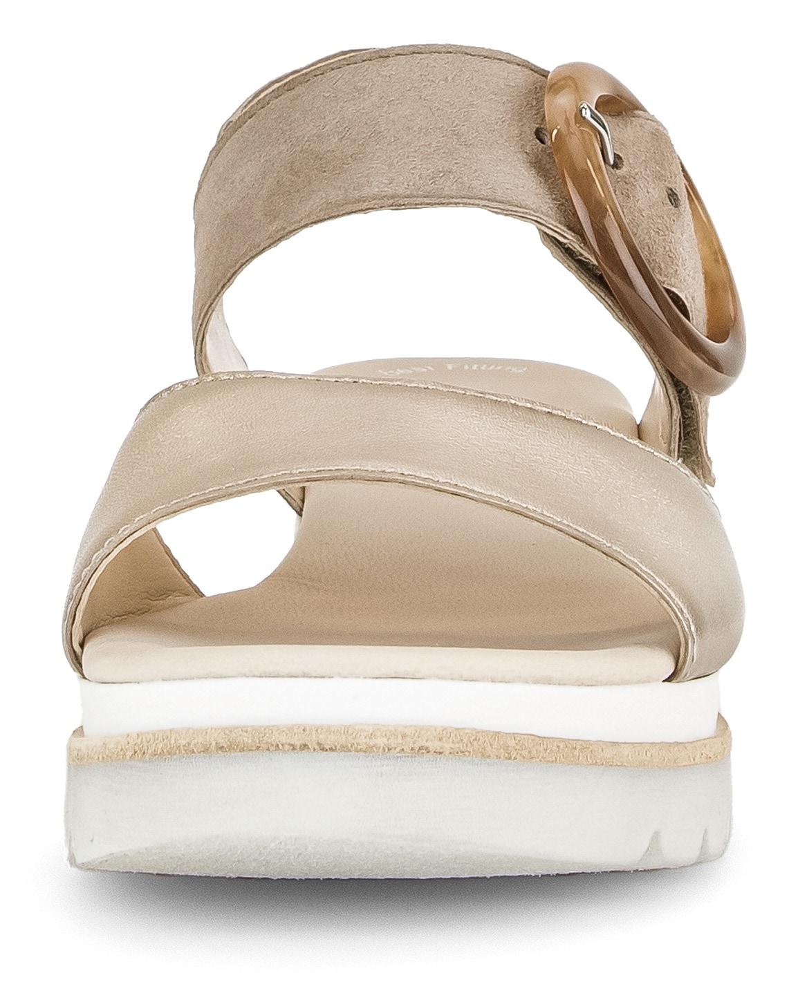 Gabor Keilsandalette, Plateau, Sommerschuh, Riemchensandale mit Klettverschluss