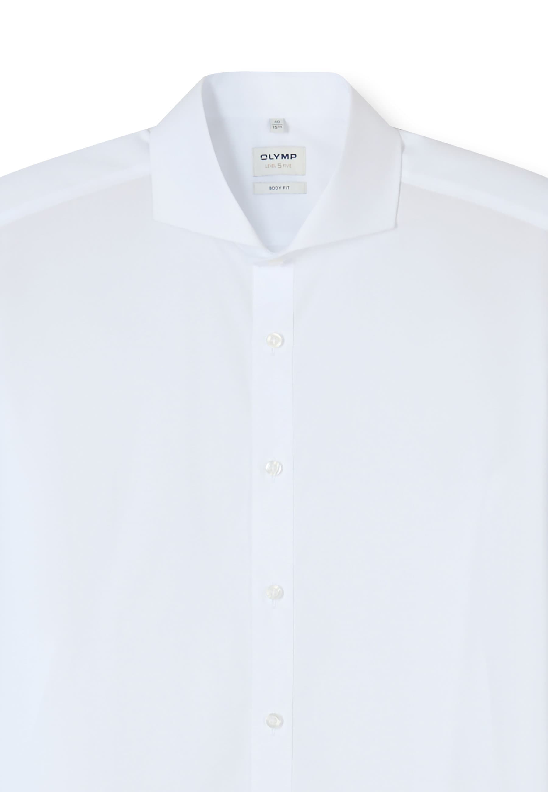 OLYMP Businesshemd »OLYMP Level Five Soirée, body fit, Hochzeitshemd, Haifisch«