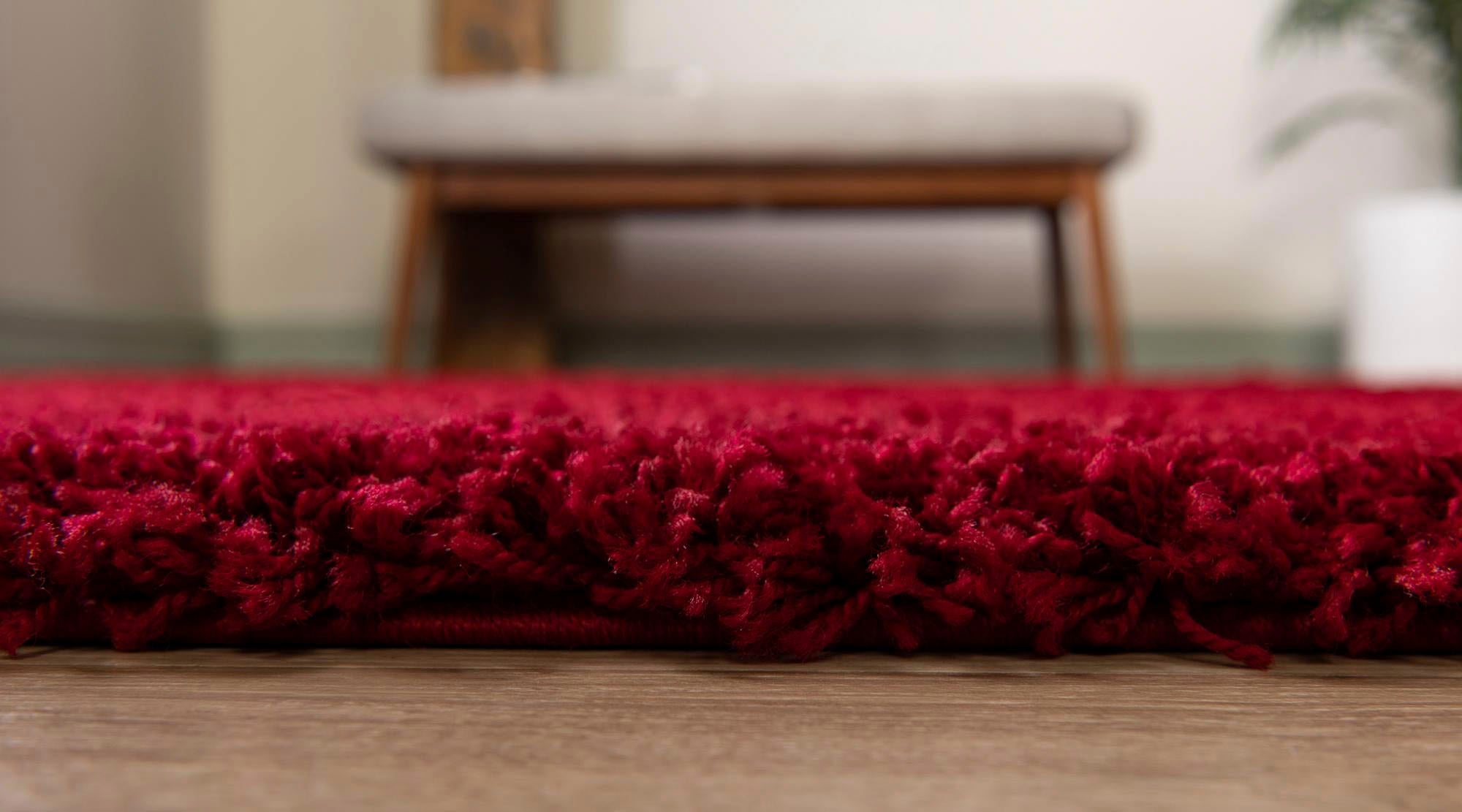 Myflair Möbel & Accessoires Hochflor-Teppich »Shaggy Shag Lagerräumung«, rechteckig, 38 mm Höhe, gewebt, Uni Farben, ideal im Wohnzimmer & Schlafzimmer