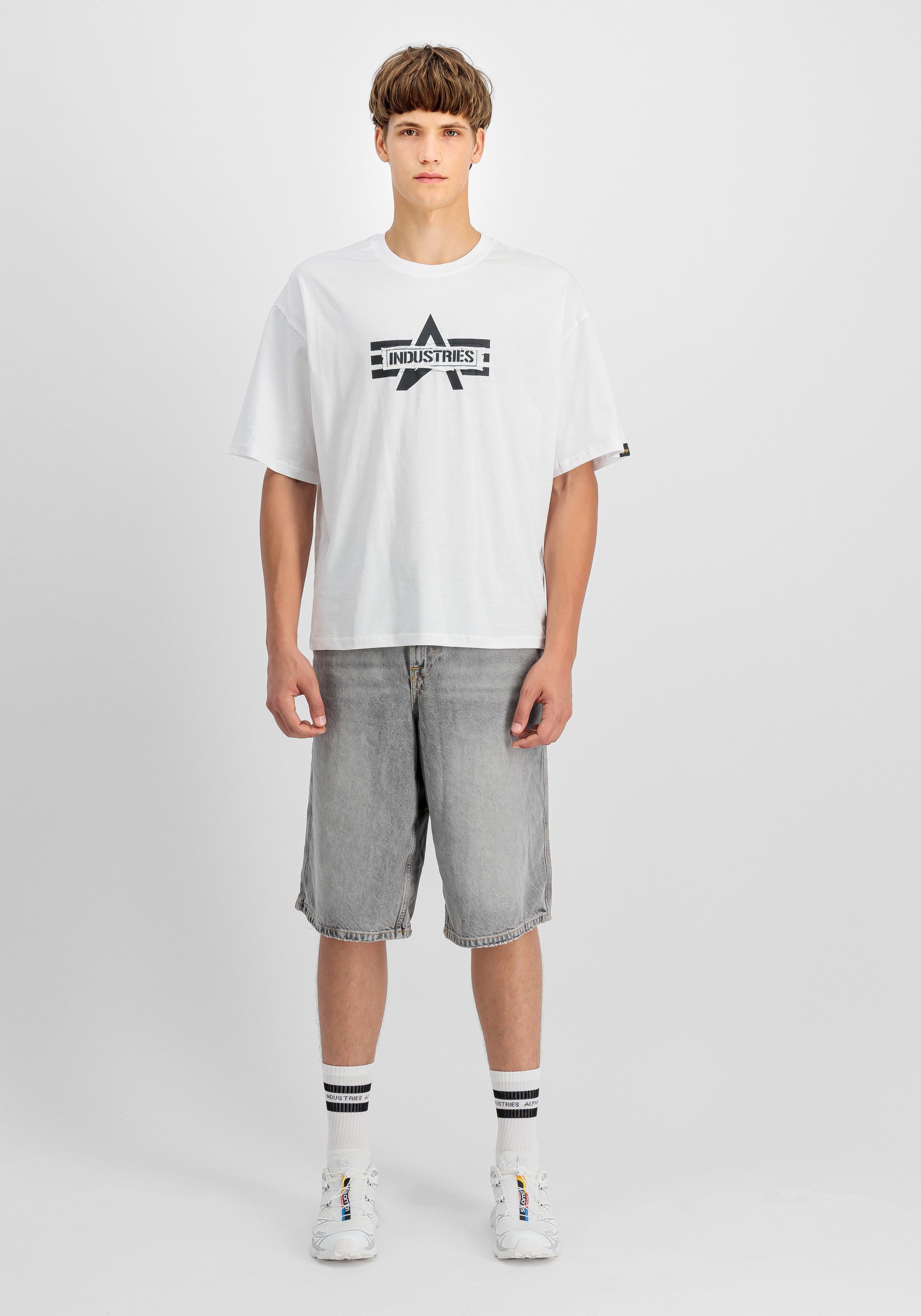 Thumbnail - Alpha Industries T-Shirt "Alpha Industries Men - T-Shirts Logo Edge T-Shirt"