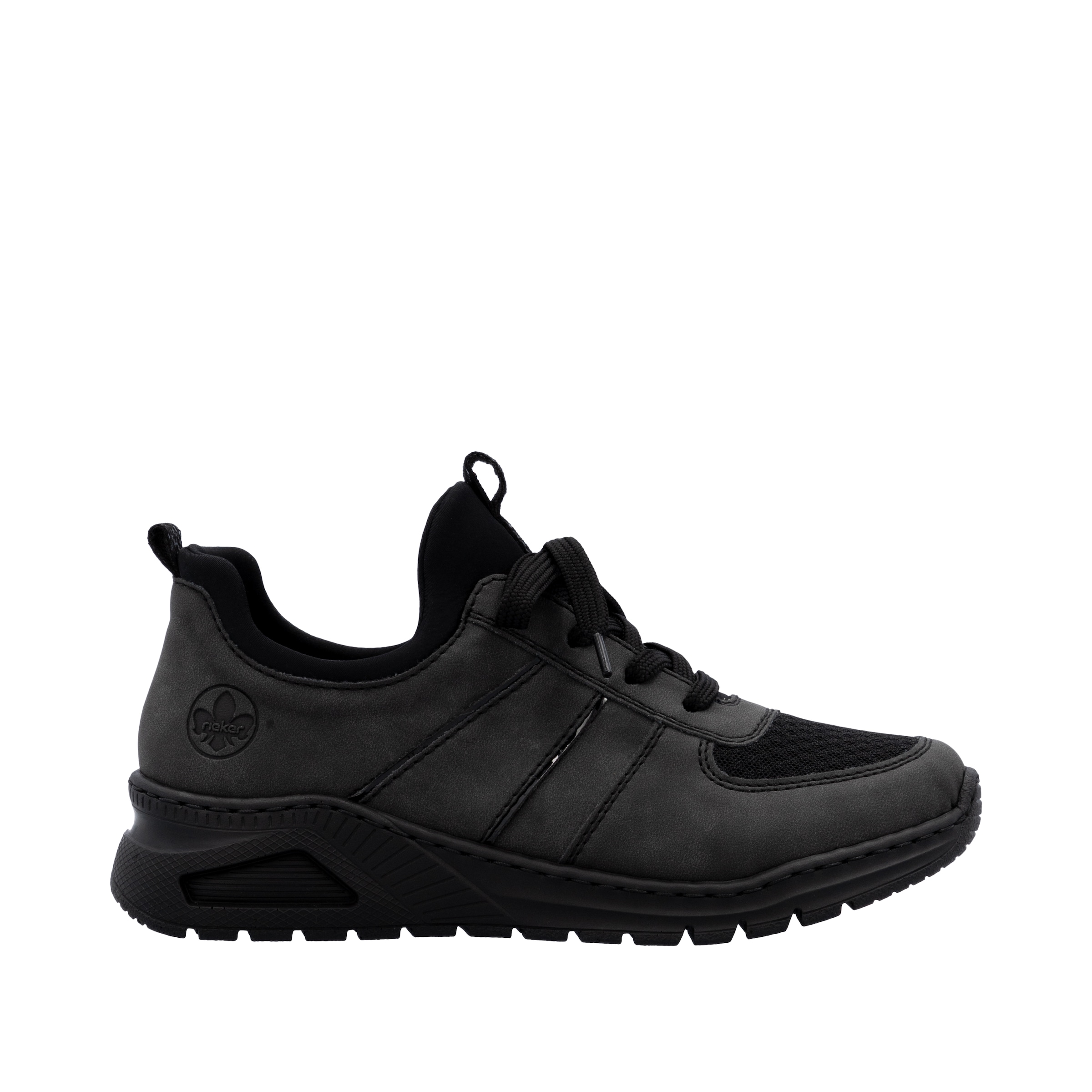 Rieker Slip-On Sneaker, Schlupfschuh, Halbschuh, Freizeitsneaker, weiche MemoSoft-Innensohle