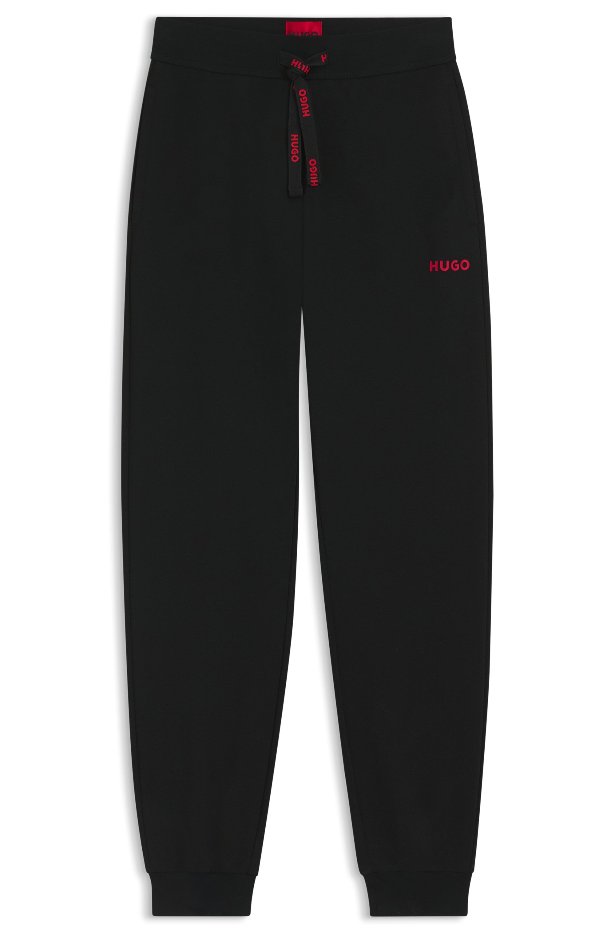 HUGO Underwear Jogginghose, elastischer Bund mit Tunnelzug, gerade Passform, Eingrifftaschen