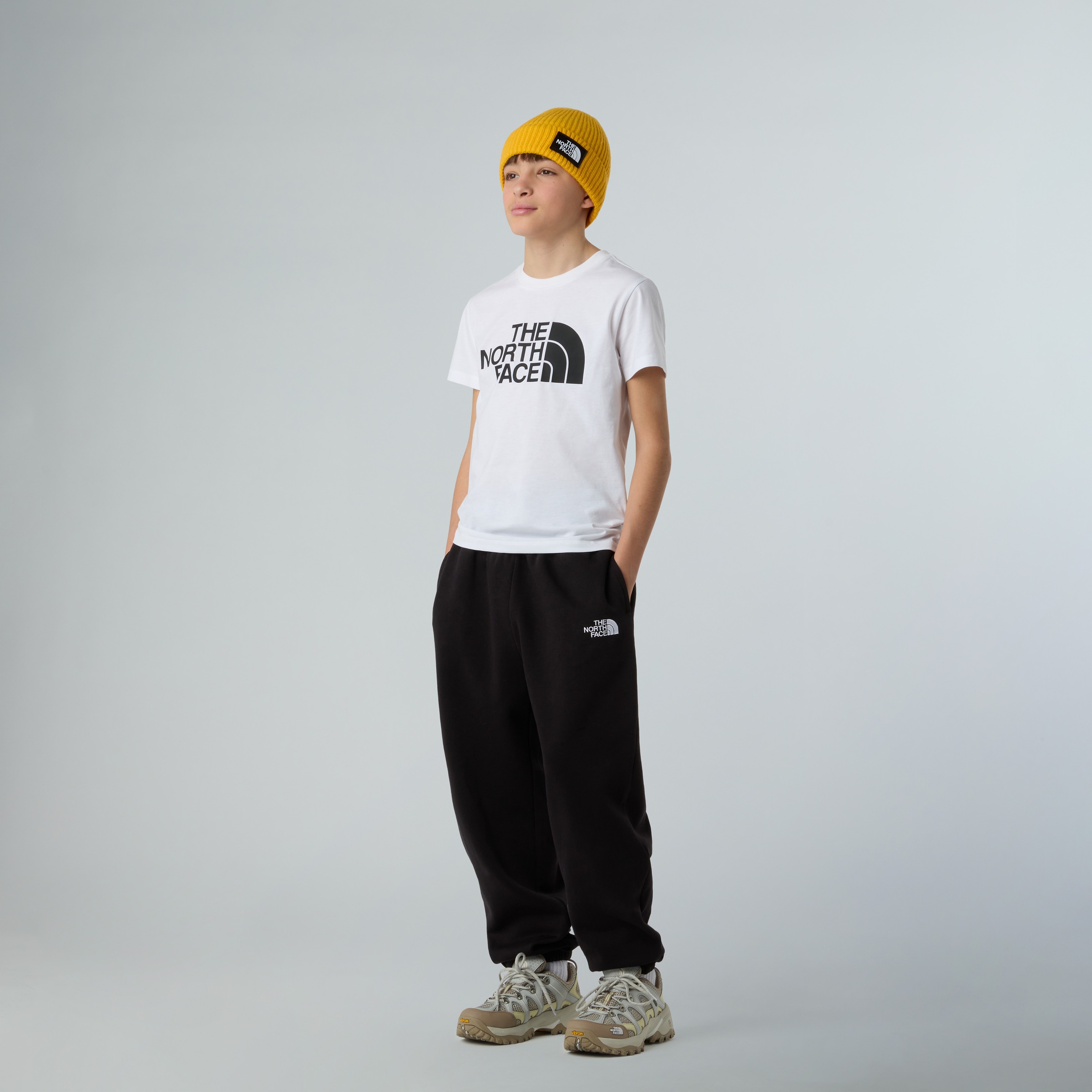 The North Face T-Shirt »TEEN EASY REGULAR SS TEE« für Jugendliche, Kurzarm, Rundhalsausschnitt, ohne Verschluss