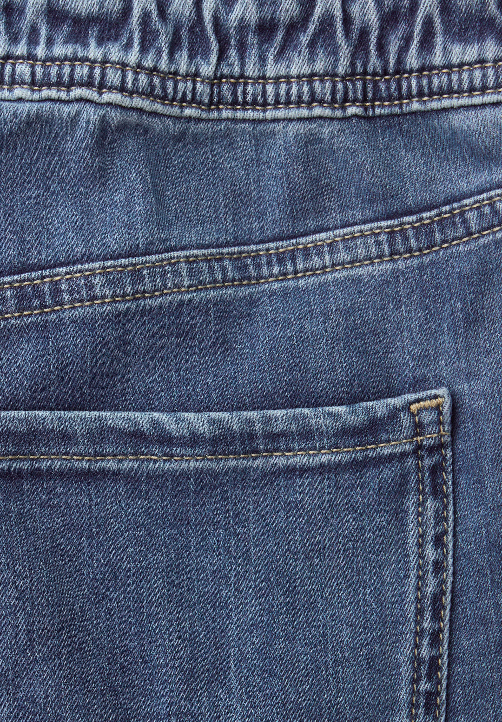 STREET ONE Loose-fit-Jeans mit Wide Legs