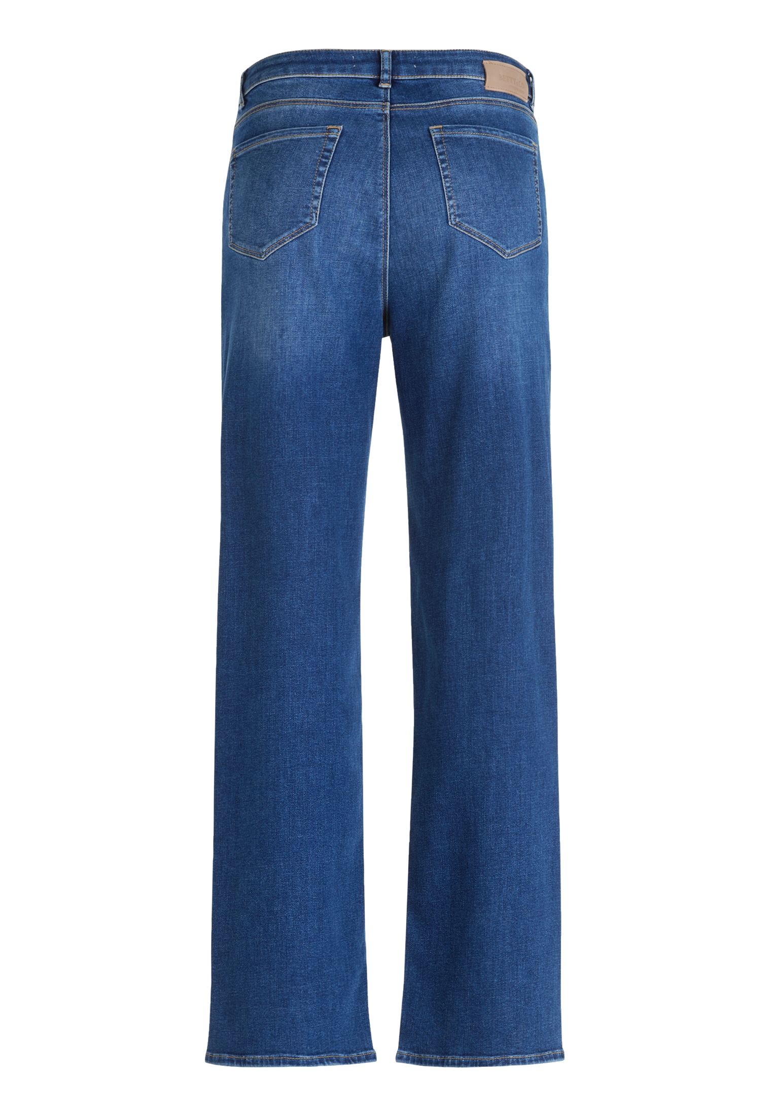 Betty&Co High-waist-Jeans »Betty & Co Damen High Waisted-Jeans mit weitem Bein«