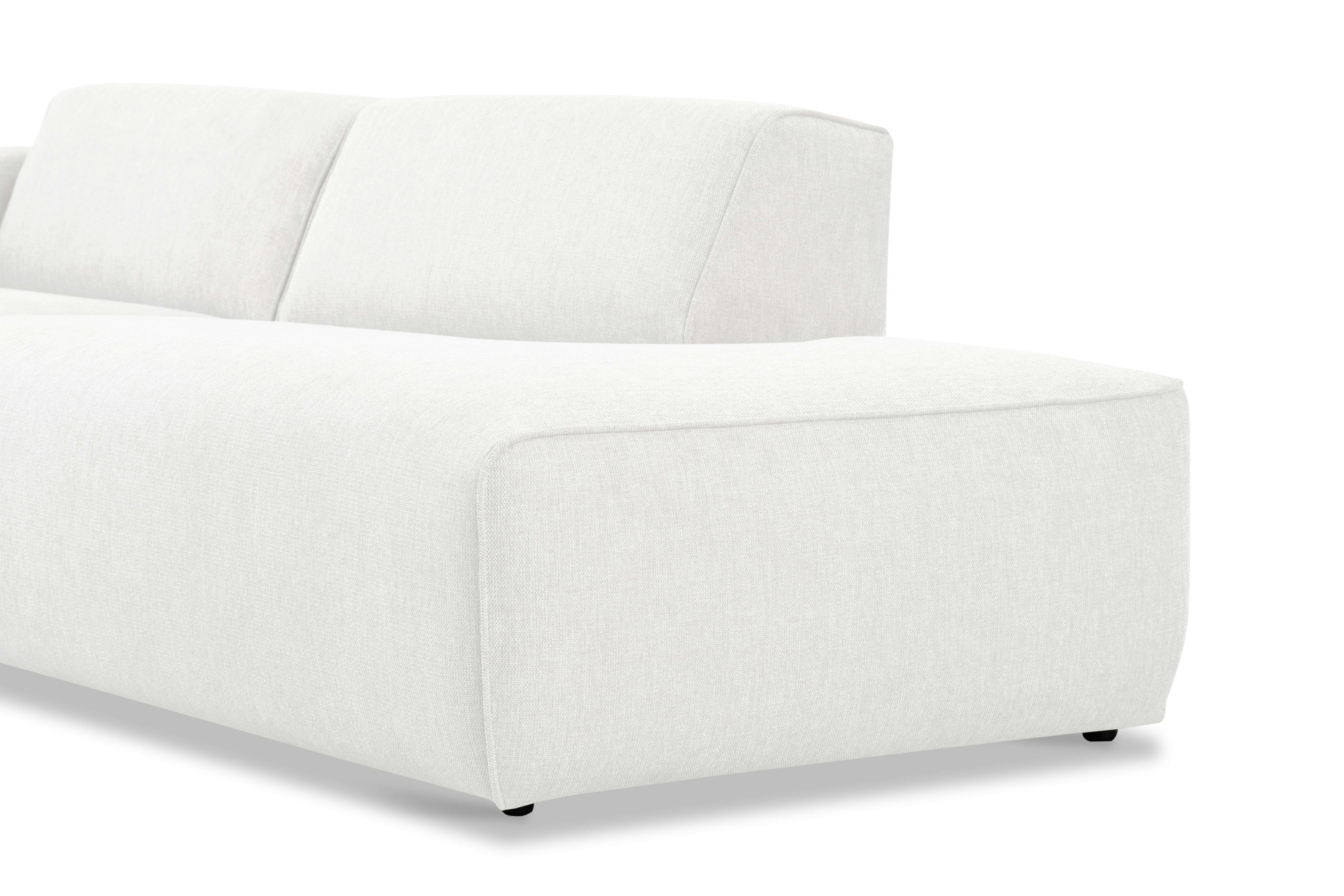 andas 2-Sitzer »Noord mit Kedernaht, Breite 227 cm«, Cord, Struktur, Webstoff, mit Wellenunterfederung, Massivholzrahmen
