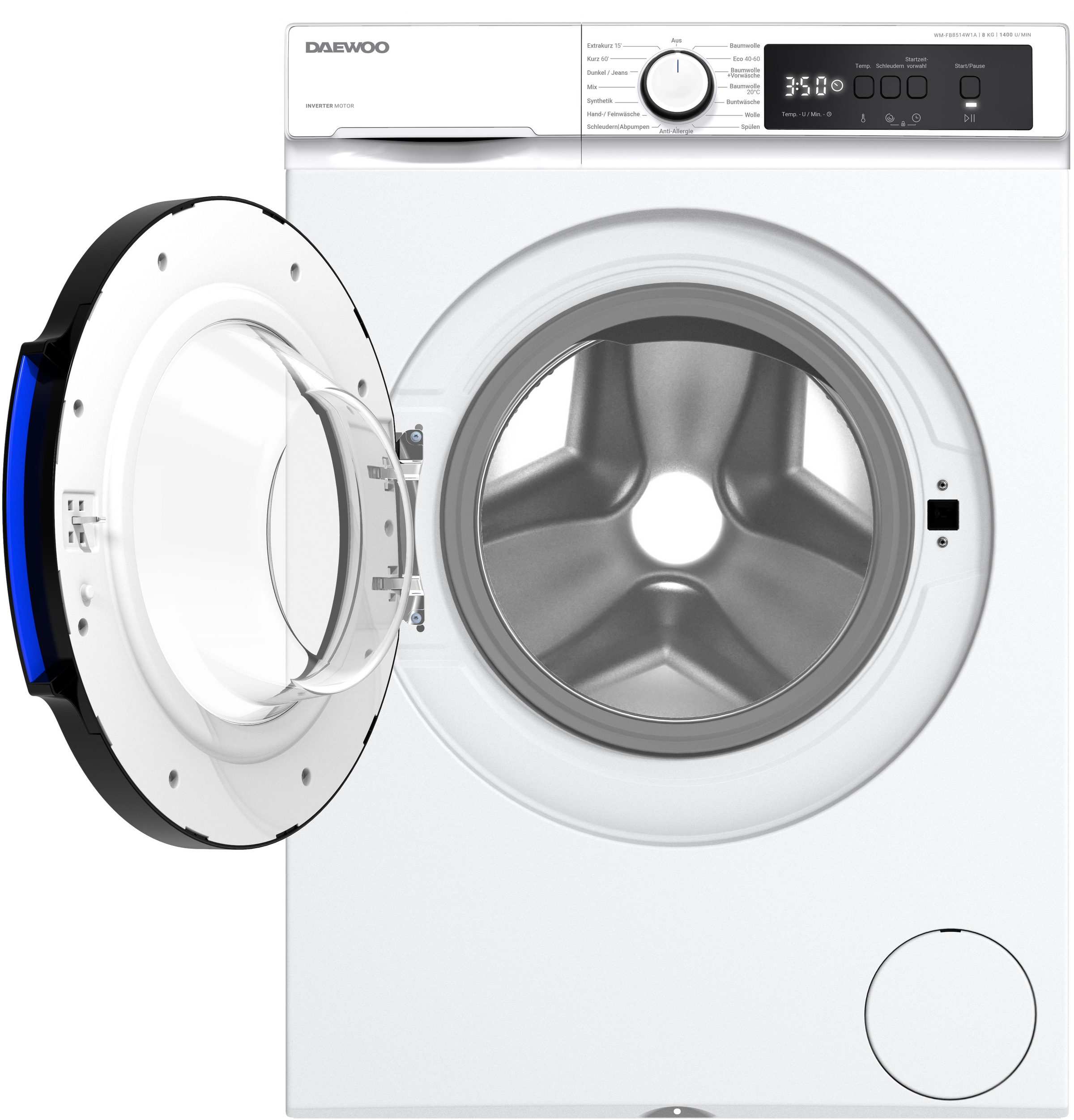 Daewoo Waschmaschine "WM-FB8514W1A-DE" 8 kg 1400 U/min günstig online kaufen
