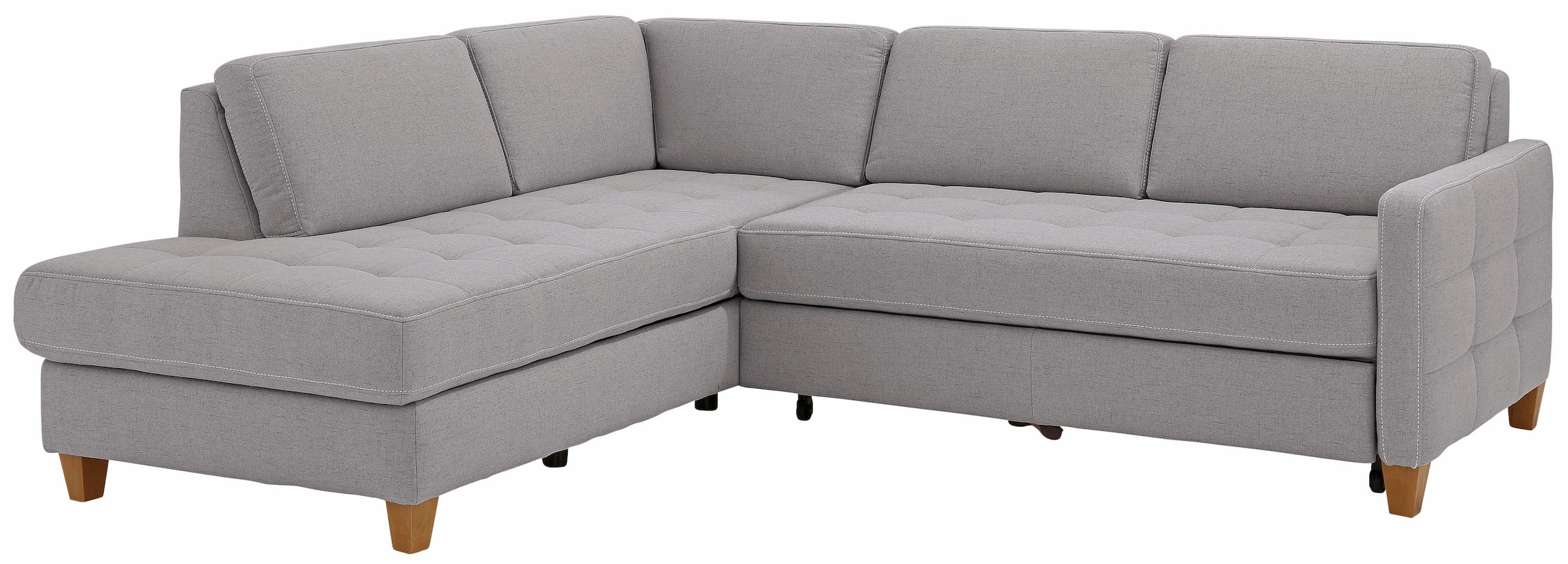 Home affaire Ecksofa »Earl L-Form«, wahlweise auch mit Bettfunktion oder Bettfunktion mit Bettkasten