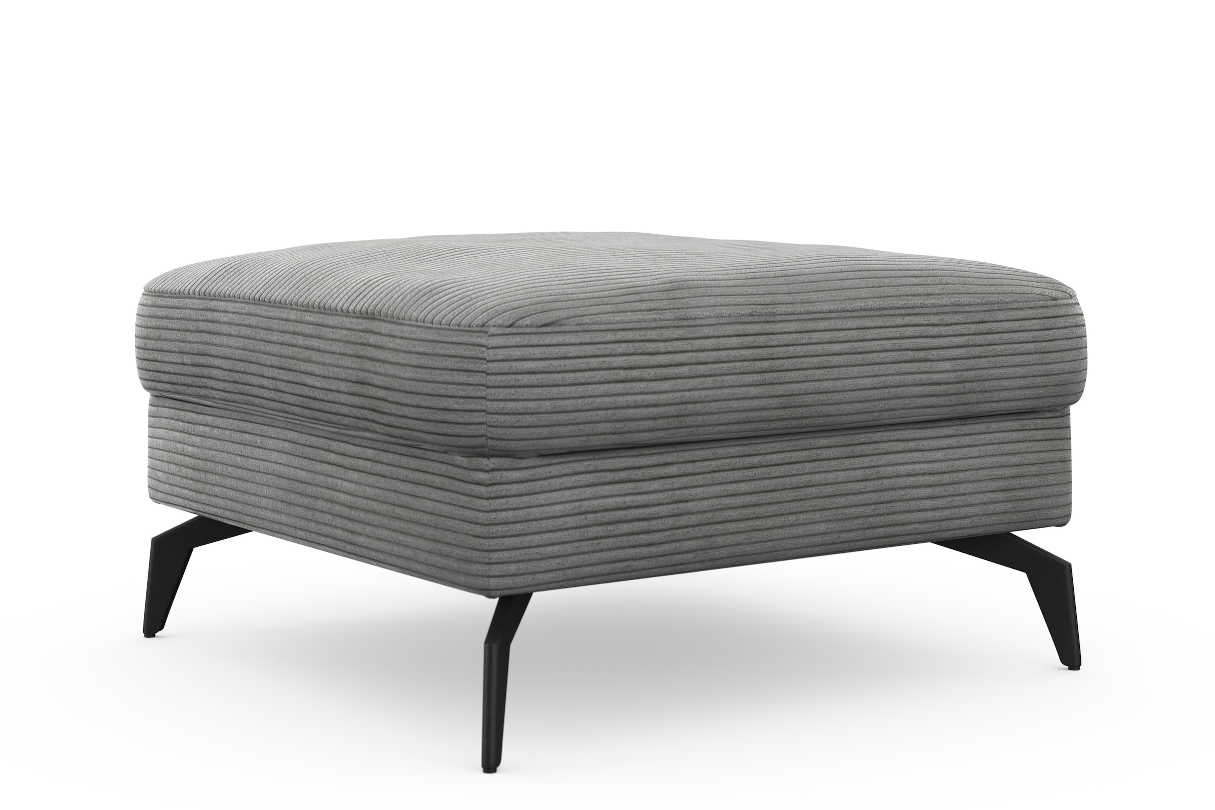 sit&more Polsterhocker »Cabana«, mit stylischen Metallfüßen