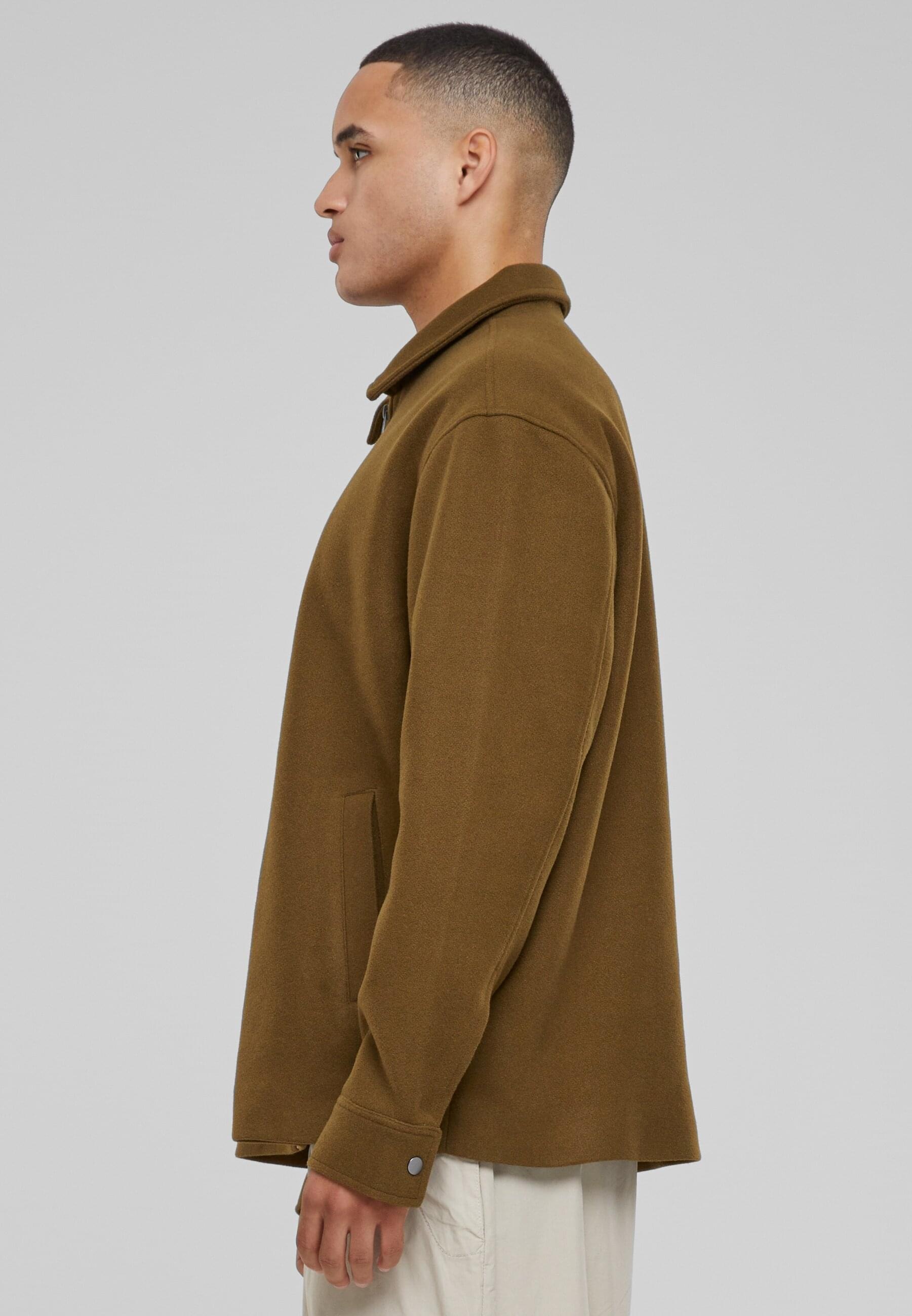 URBAN CLASSICS Allwetterjacke »Urban Classics Herren Basic Blouson Jacket« 1 Stk. tlg. ohne Kapuze