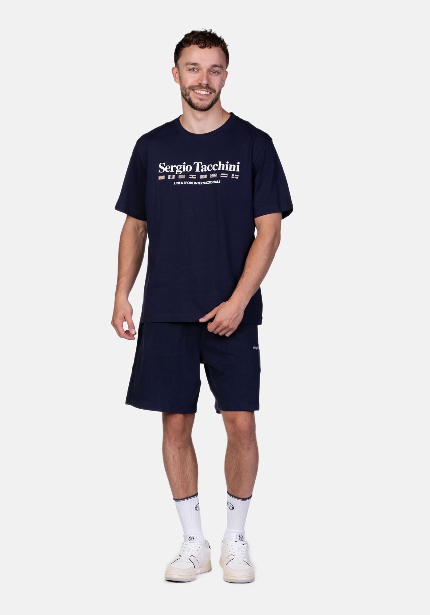 Sergio Tacchini T-Shirt »MONDA Herren«, T-Shirt Herren, kurzarm Hemd, Trikot, Sportshirt, Outdoor, Sale
