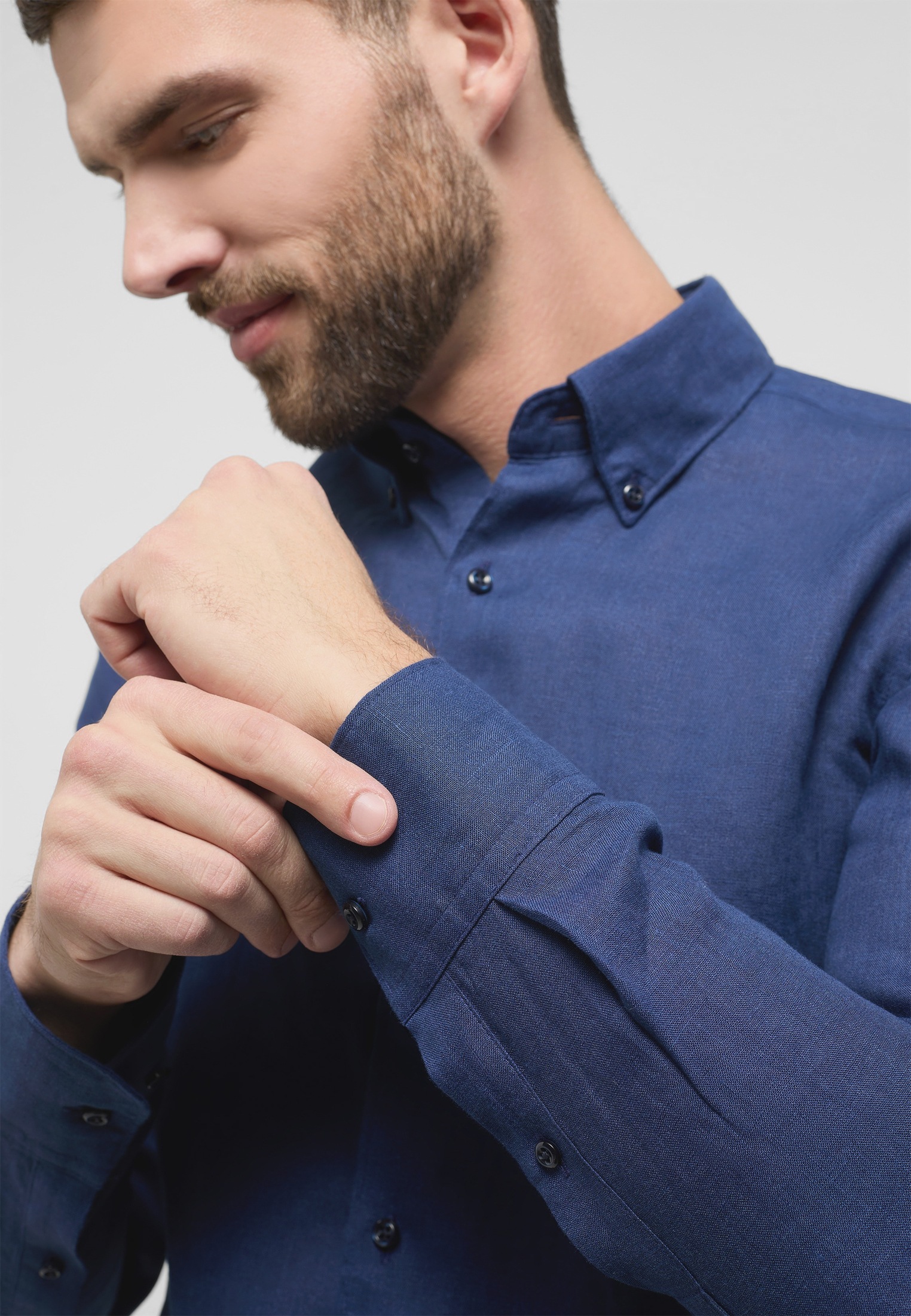 Thumbnail - Eterna Langarmhemd "SLIM FIT" EASY IRON (bügelleicht)