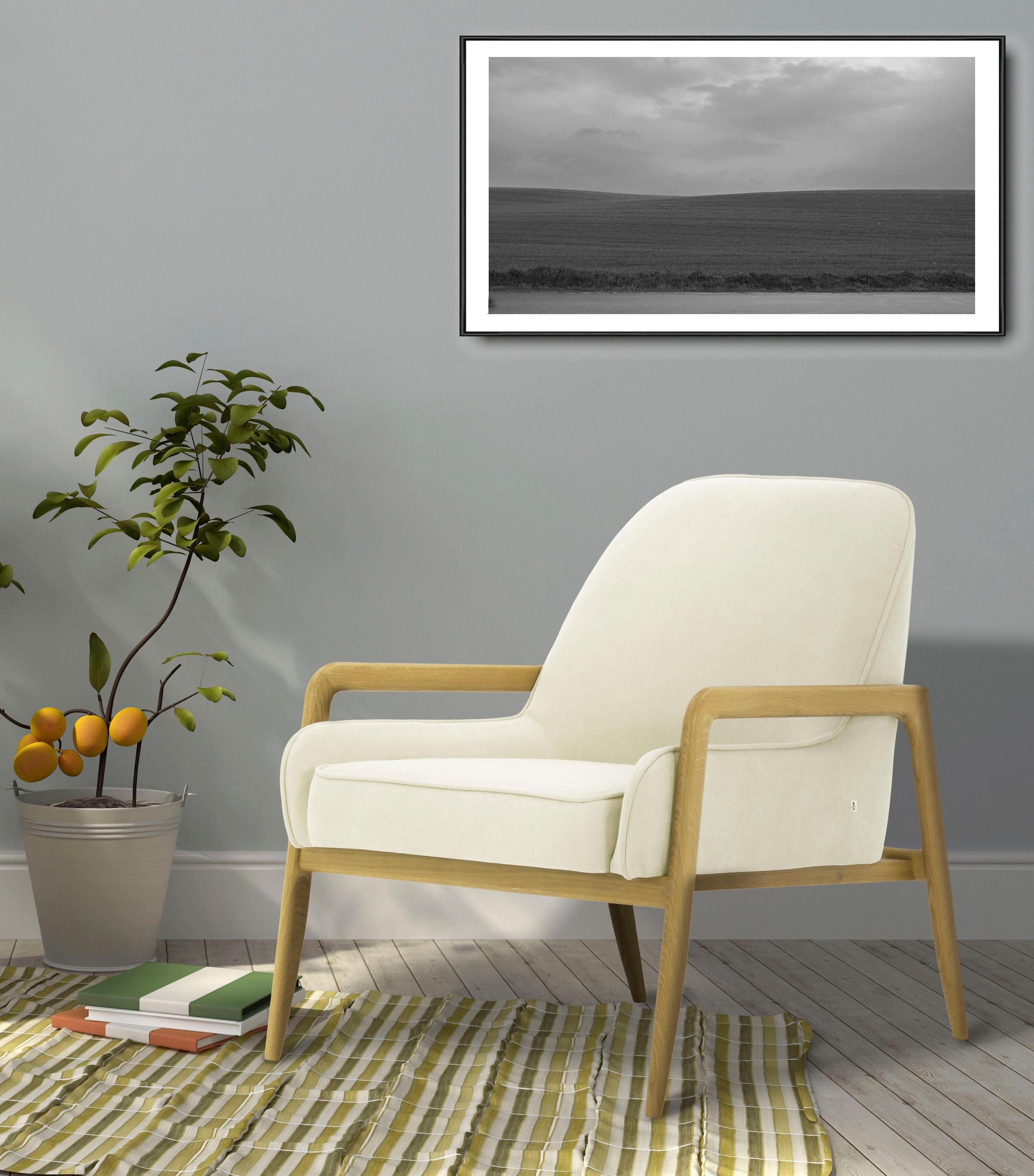 Home affaire Sessel "Braga" wahlweise mit Gestell aus Eiche in dunkel oder günstig online kaufen