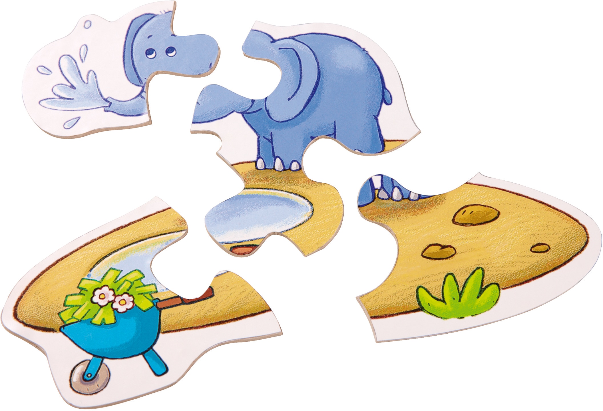 Haba Konturenpuzzle »6 erste Puzzles, Zoo«, Made in Europe
