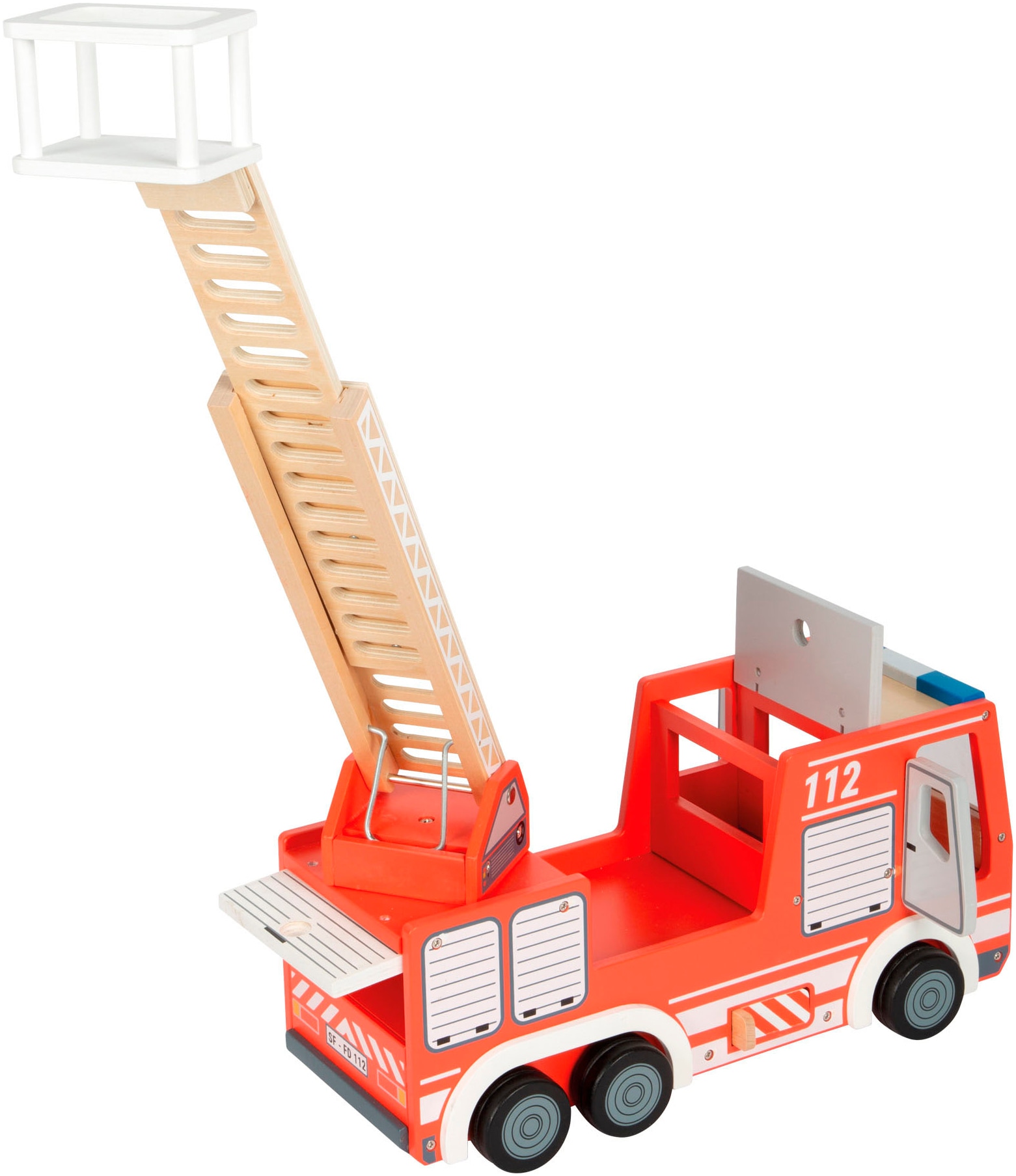 Small Foot Spielzeug-Feuerwehr »Feuerwehrauto für Biegepuppen«