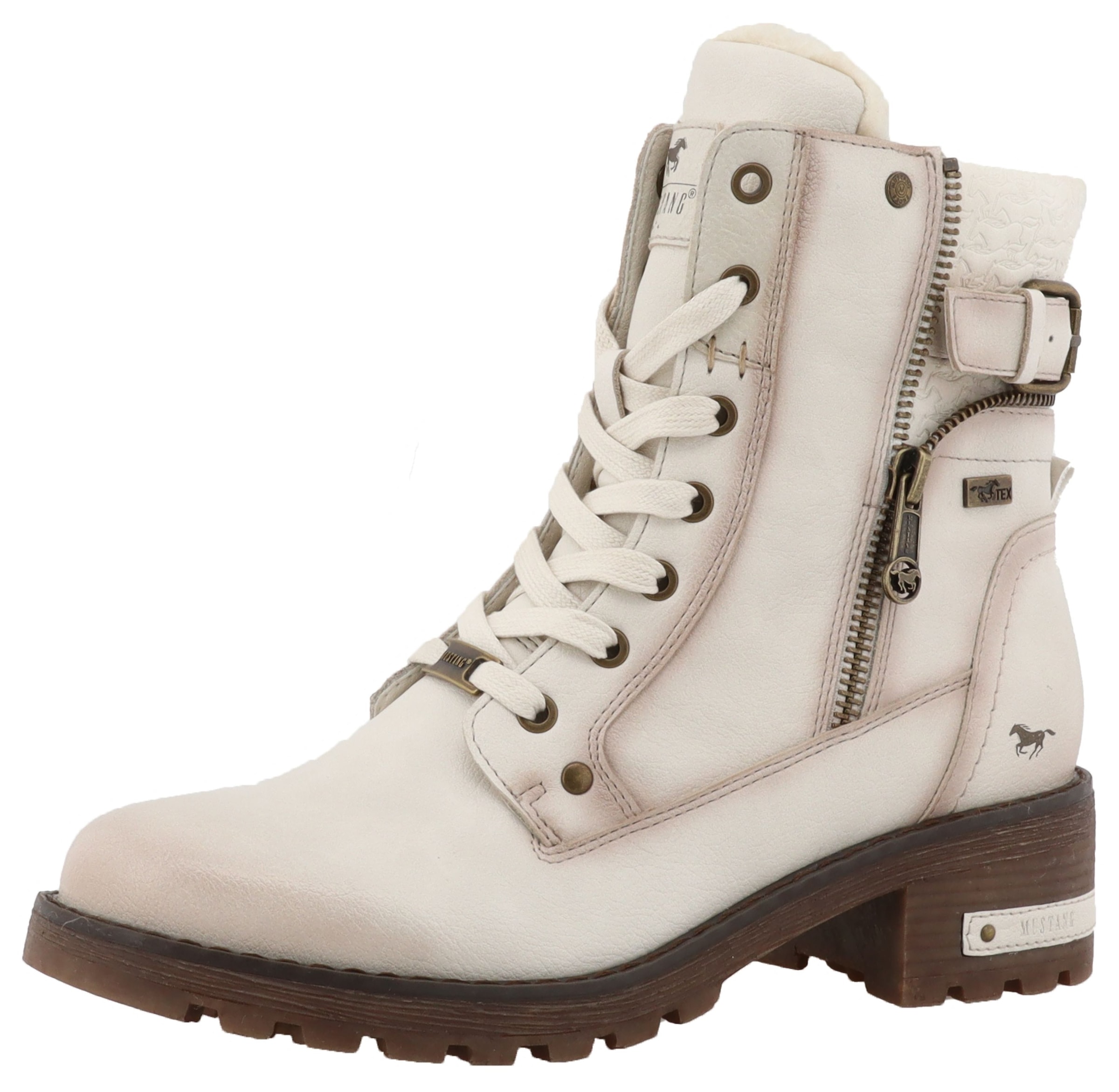 Mustang Shoes Winterstiefelette "Haukea" Winterstiefelette, Boots mit Innen günstig online kaufen