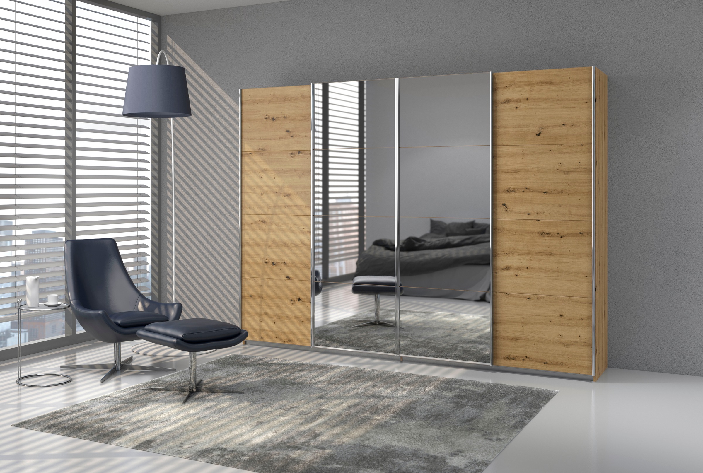 rauch Schwebetürenschrank "Kleiderschrank Schrank Garderobe Wäscheschrank A günstig online kaufen