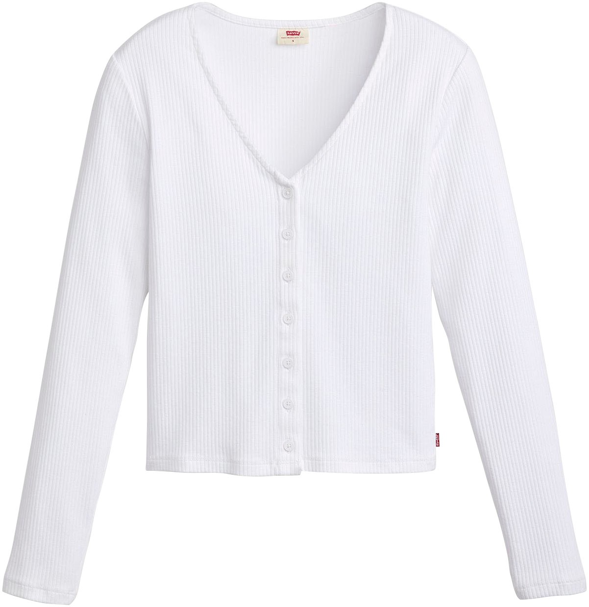 Thumbnail - Levis Strickjacke mit Knopfleiste und in Struktur-Optik