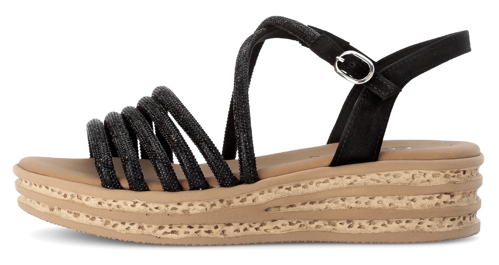 Gabor Keilsandalette, Plateau, Sommerschuh, Riemchensandale mit Best Fitting-Ausstattung
