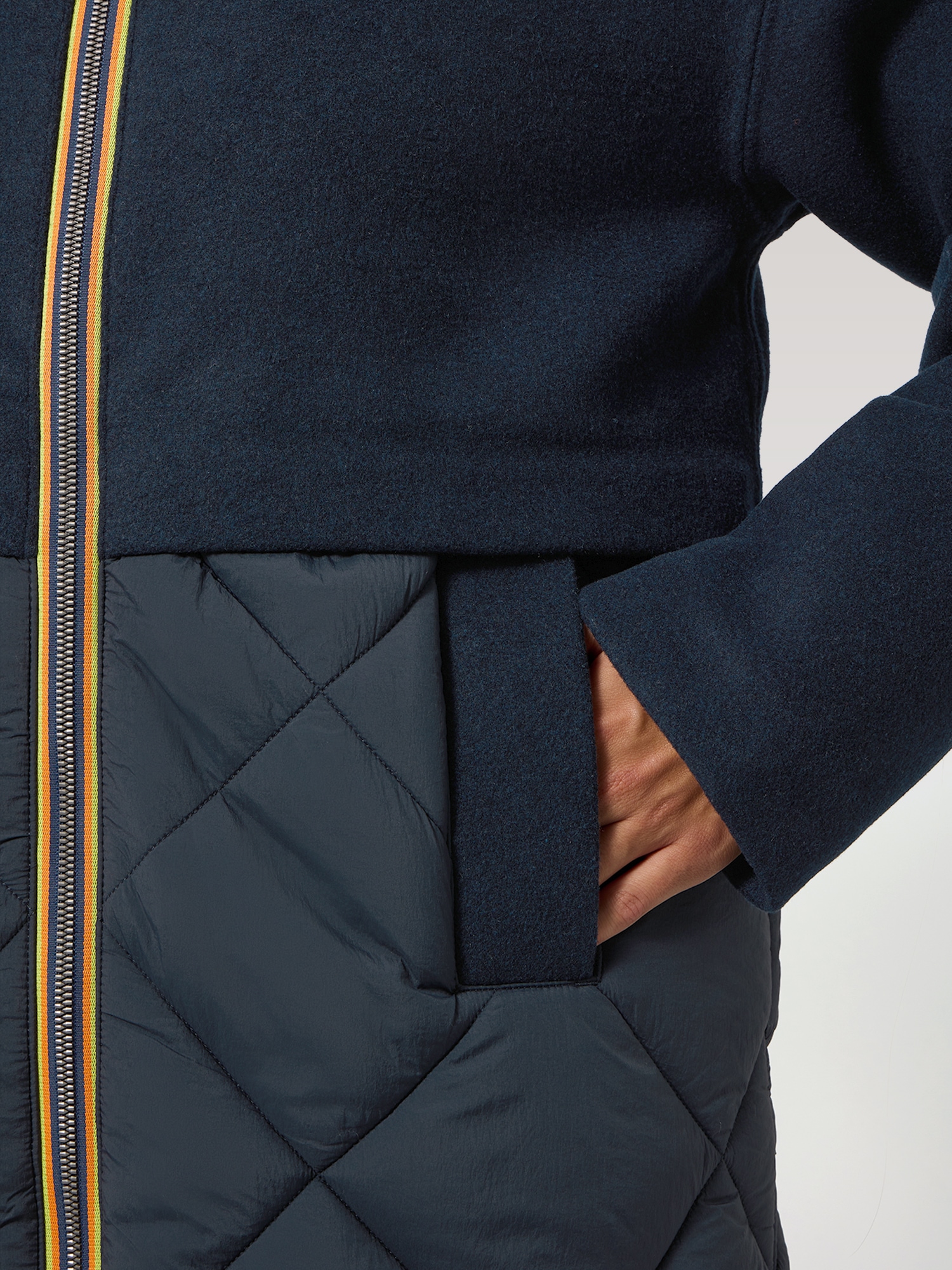 K-WAY Funktionsjacke »K-Way Winterjacke MINDY WOOL NYLON WARM«
