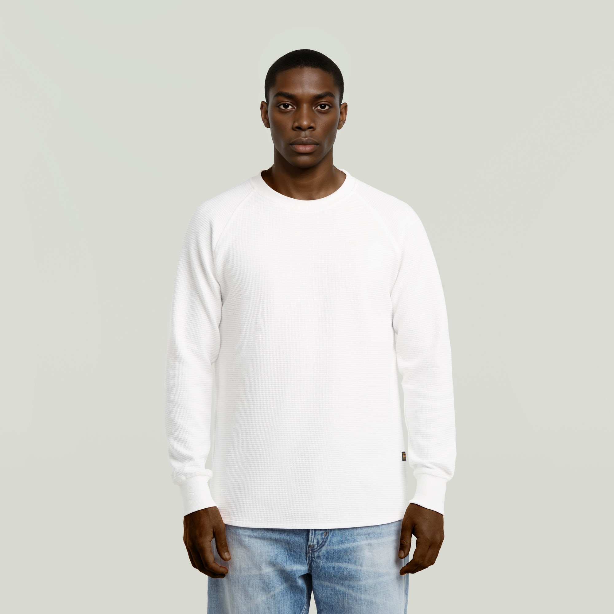 G-STAR Sweater "Jirgi" mit Label-Detail auf der Brust günstig online kaufen