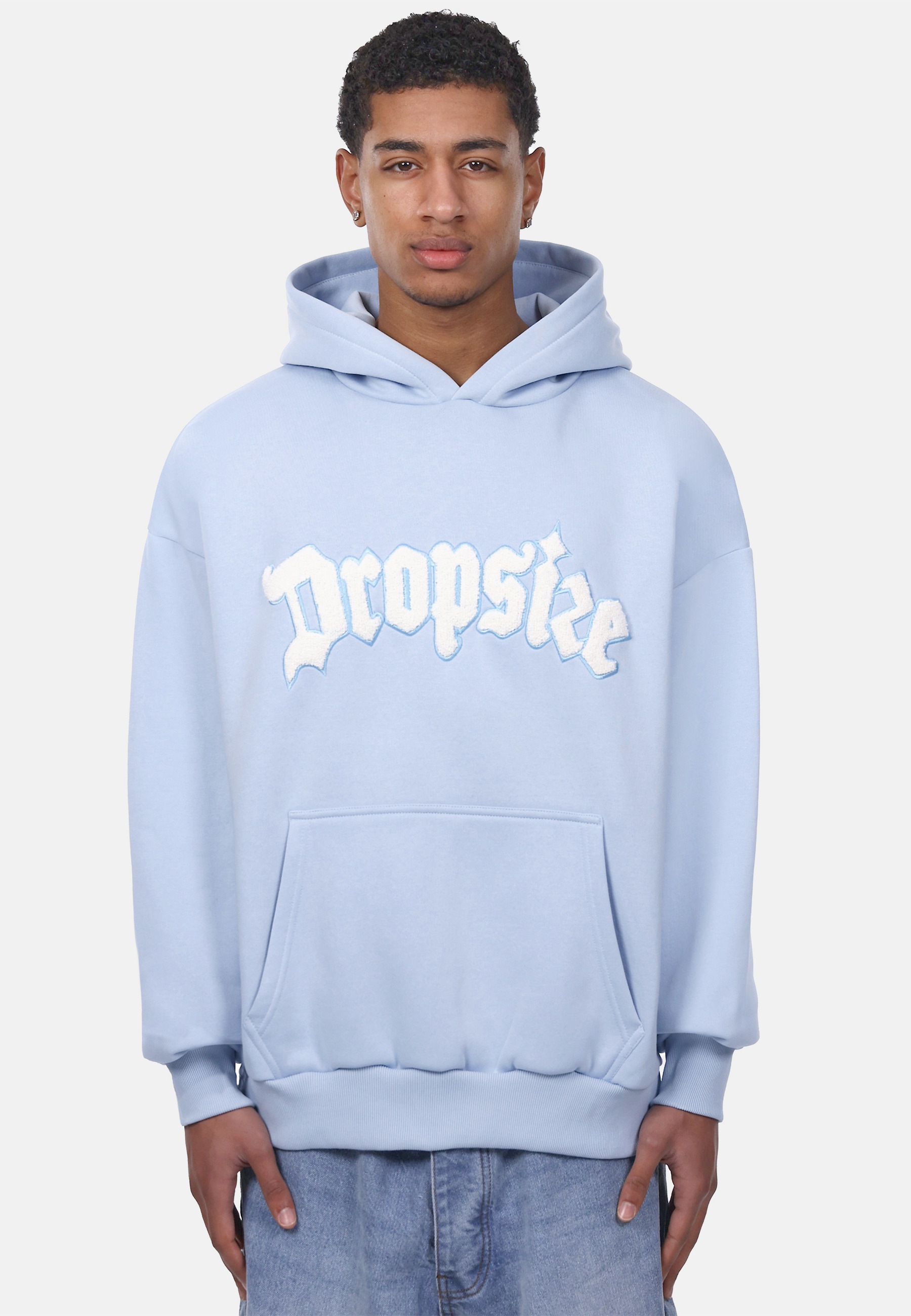 Thumbnail - Dropsize Kapuzenpullover "Dropsize HEAVY OVERSIZE FROTTEE EMBO V2 HOODIE" 1 Stk.