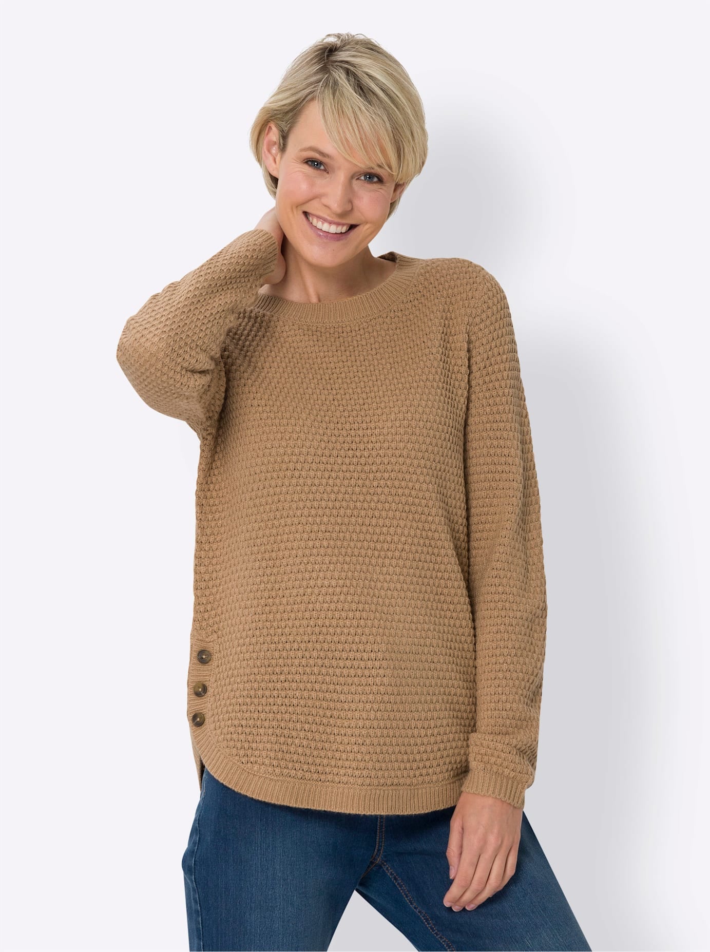 Classic Basics Strickpullover "Langarm-Pullover" günstig online kaufen