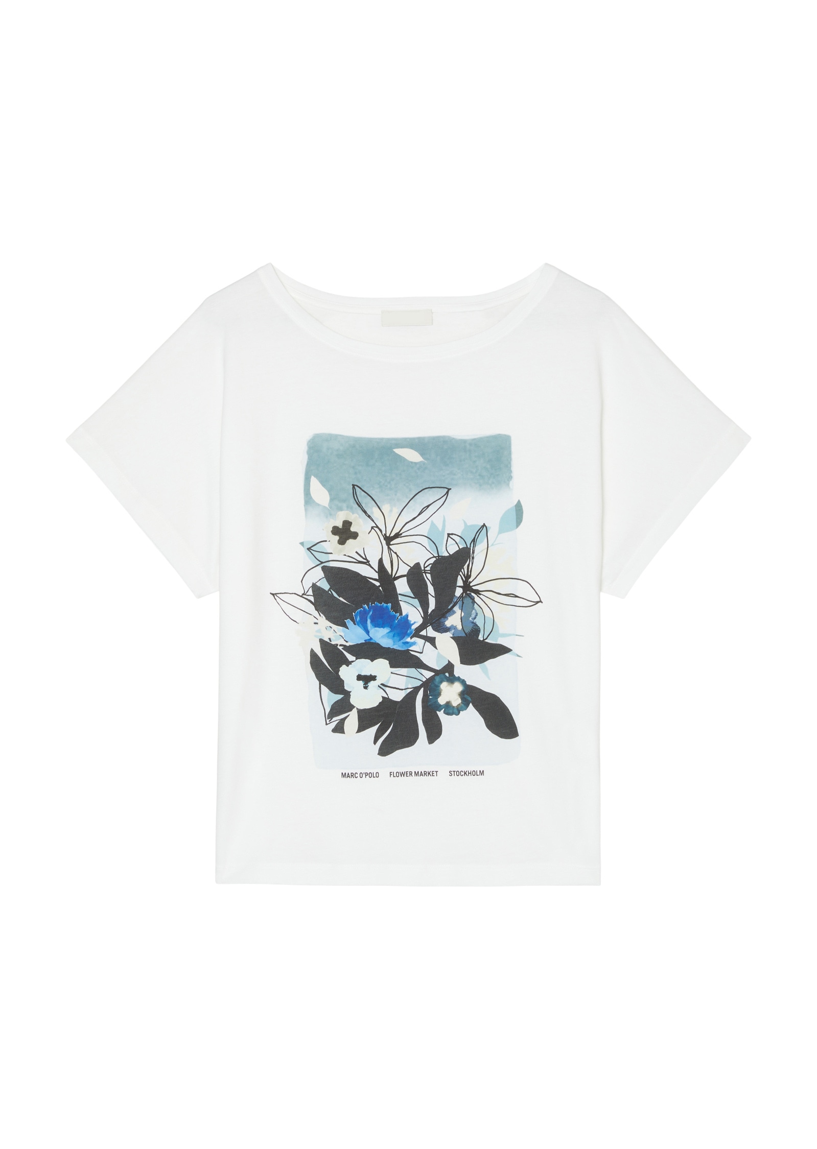 Marc O'Polo T-Shirt »mit floralem Foto-Print«