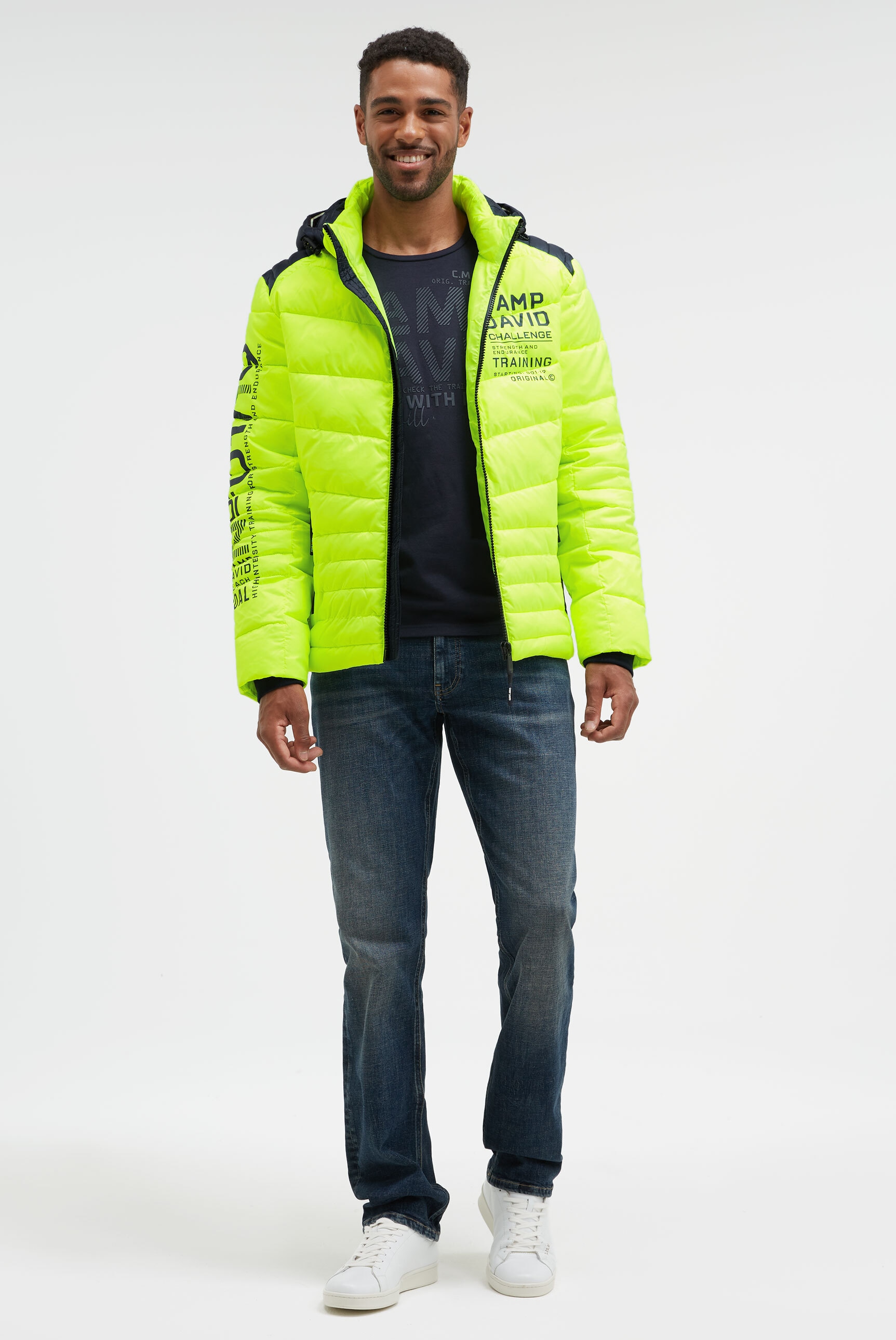 CAMP DAVID Winterjacke, mit Kapuze, mit abtrennbarer Kapuze
