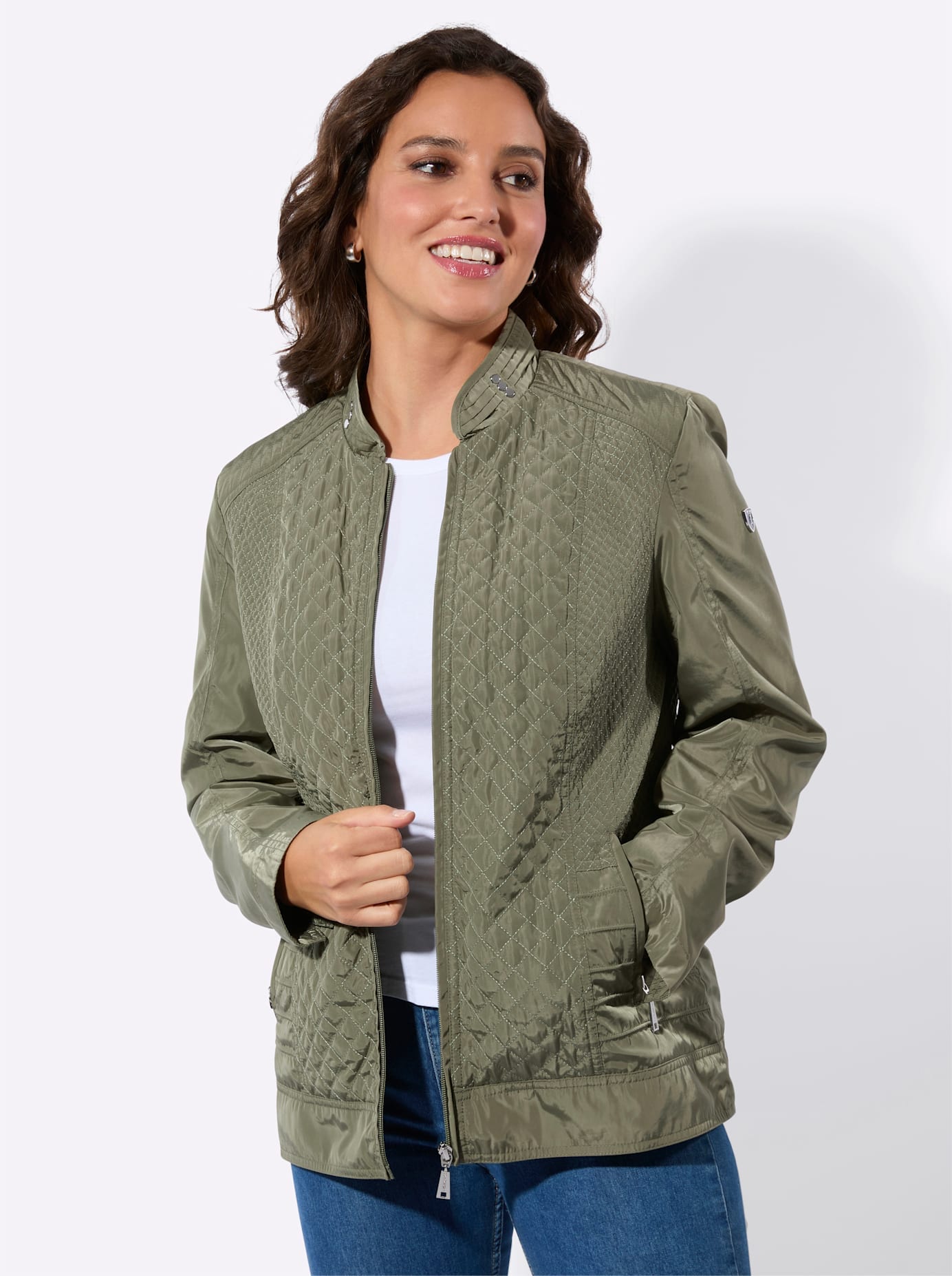 Casual Looks Steppjacke ohne Kapuze