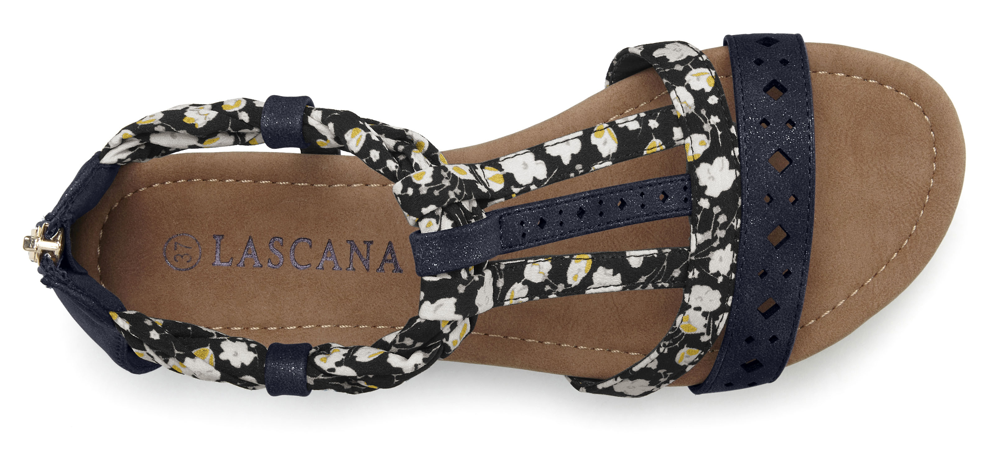 Thumbnail - LASCANA Sandale "Sommerschuh", Sandalette, Sommerschuh mit Riemchen im Festival-Look VEGAN