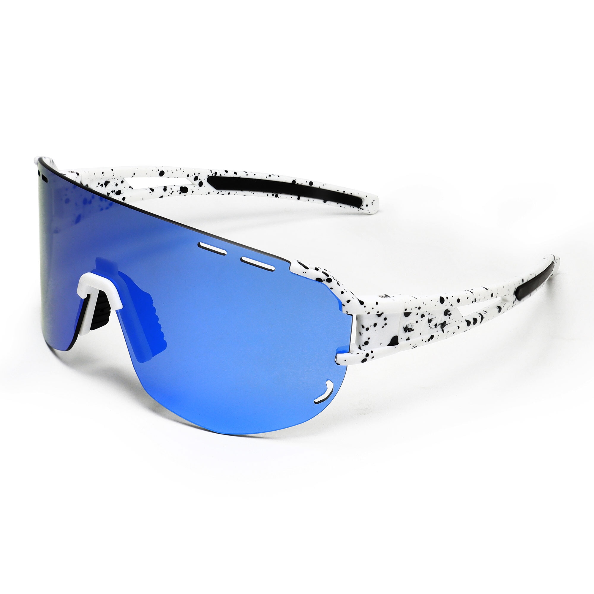 YEAZ Sportbrille »Sport-Sonnenbrille weiß/blau SUNGLOW«