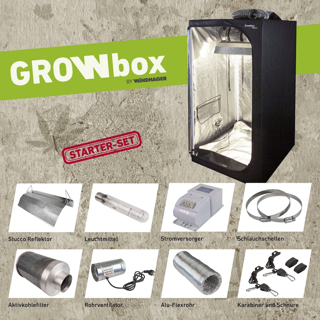 Windhager Pflanzenlampe »Growbox Starterset«