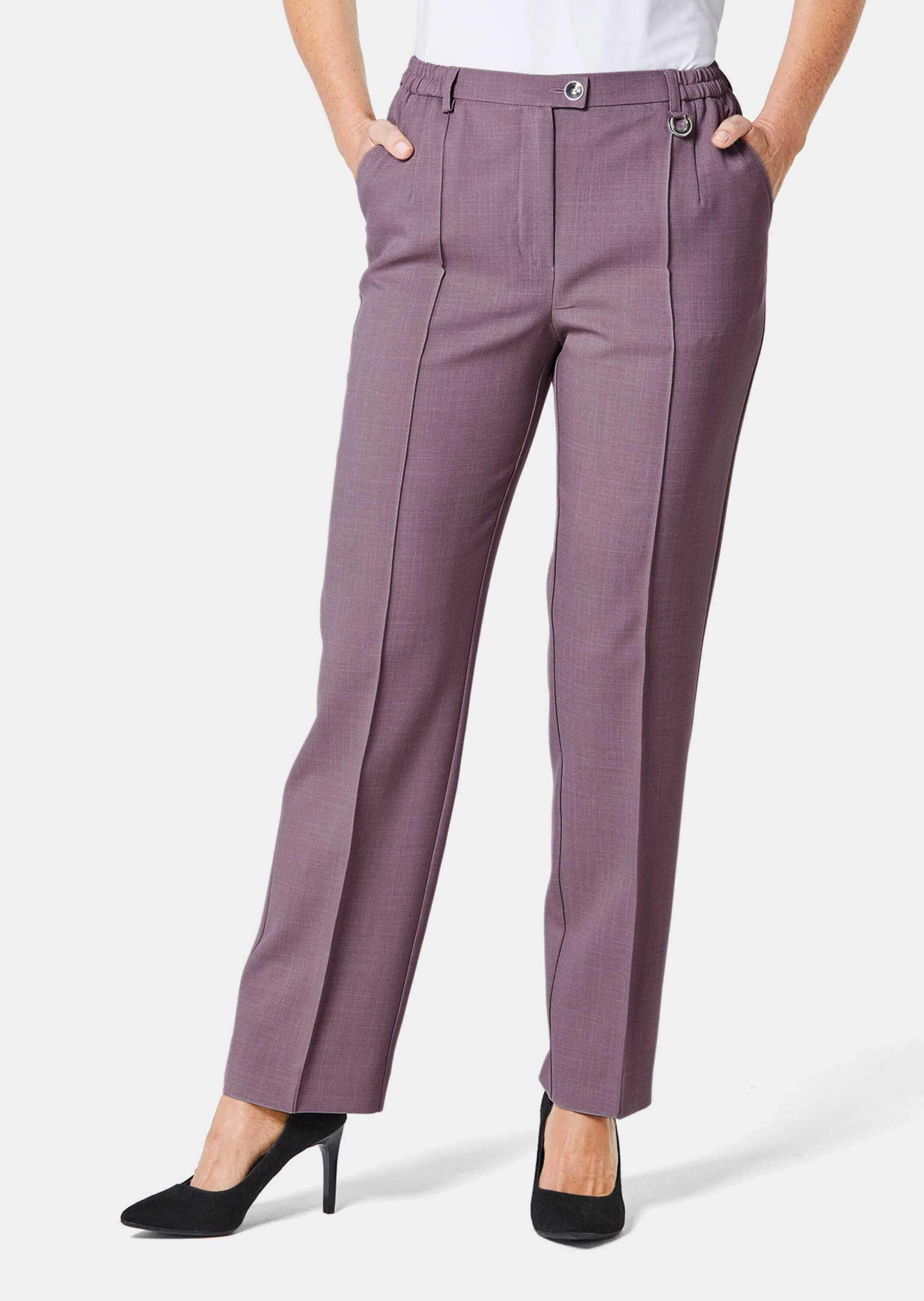 GOLDNER 2-in-1-Hose »Hose Anna Knitterarme Hose Anna mit SilverFresh-Ausrüstung«