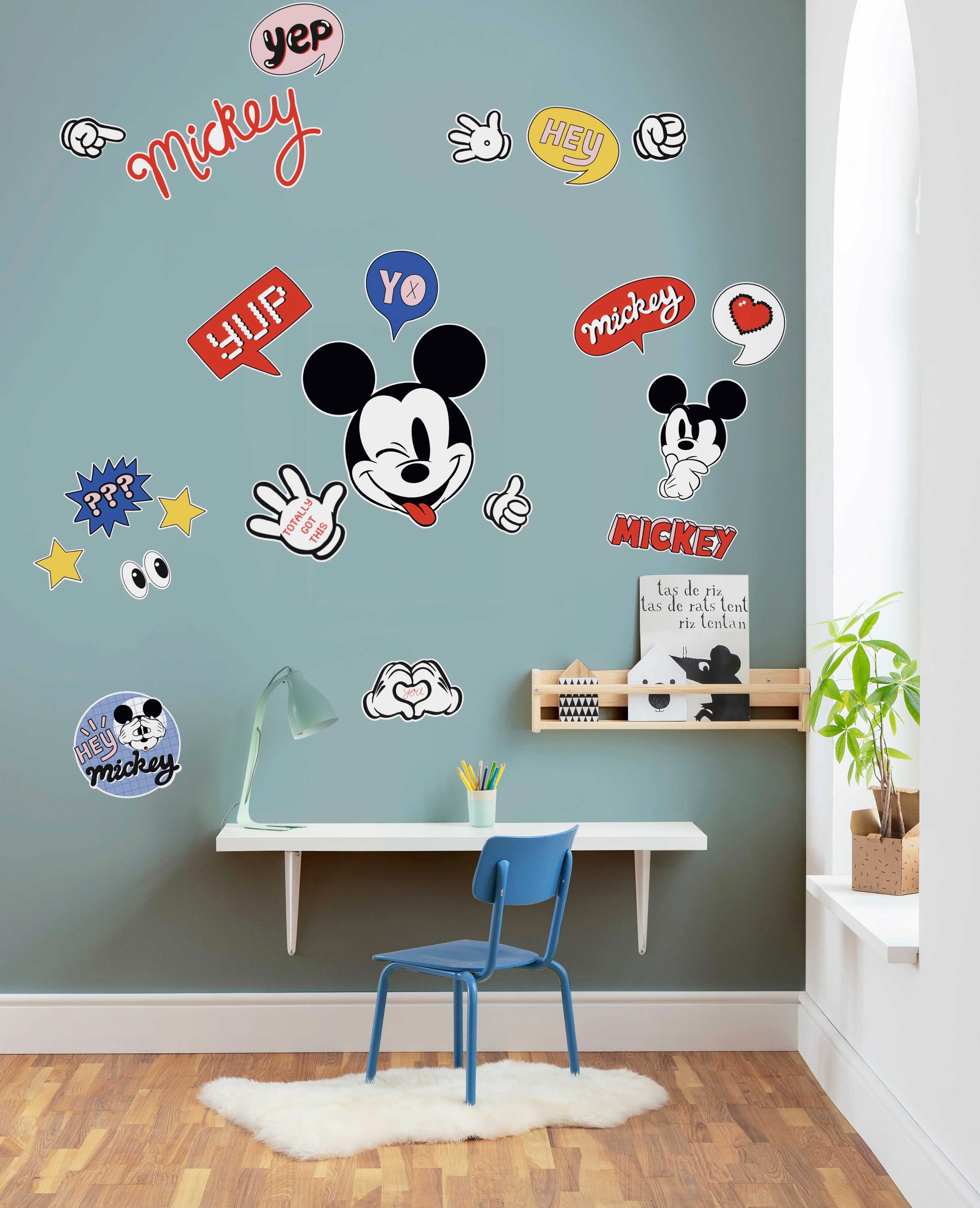 Komar Wandtattoo "Its a Mickey Thing - Größe 50 x 70 cm", selbstklebend, Wa günstig online kaufen
