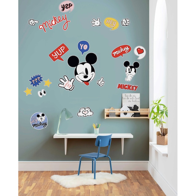 Komar Wandsticker »Ist a Mickey Thing«, (Set), 50 x 70 cm (Breite x Höhe) -  21 Sticker bestellen | BAUR