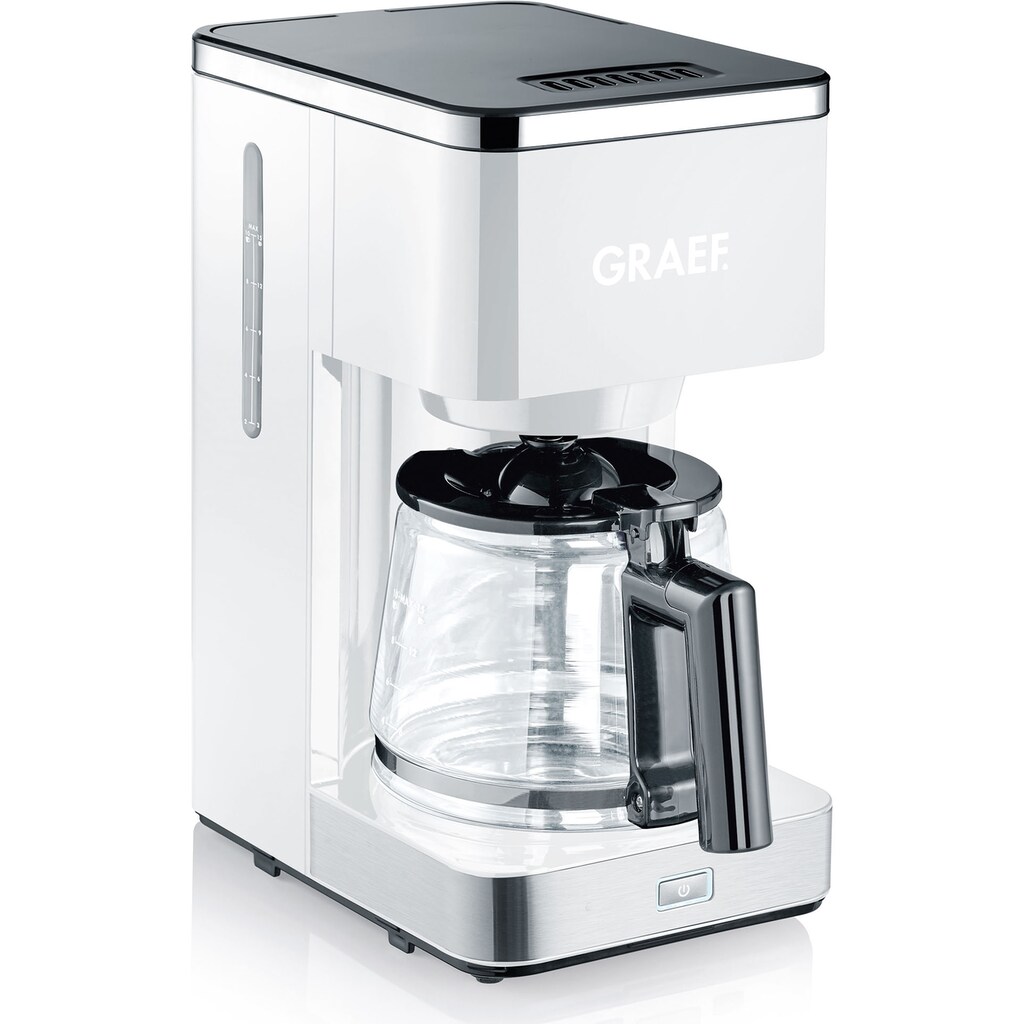 Graef Filterkaffeemaschine »FK 401«, 1,25 l Kaffeekanne, Papierfilter, 1x4