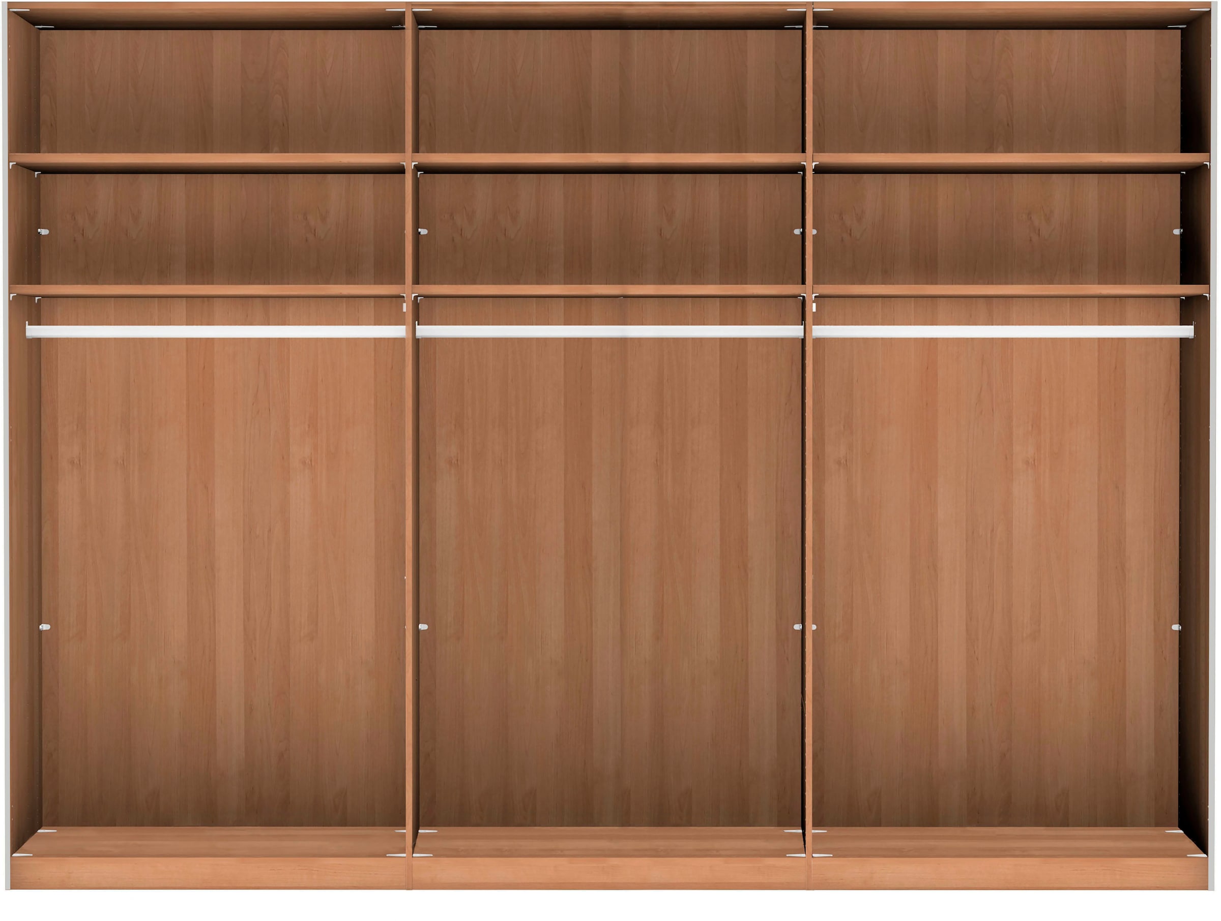 WIEMANN Schwebetürenschrank »Cardiff«, mit massiven Holztüren und Glas