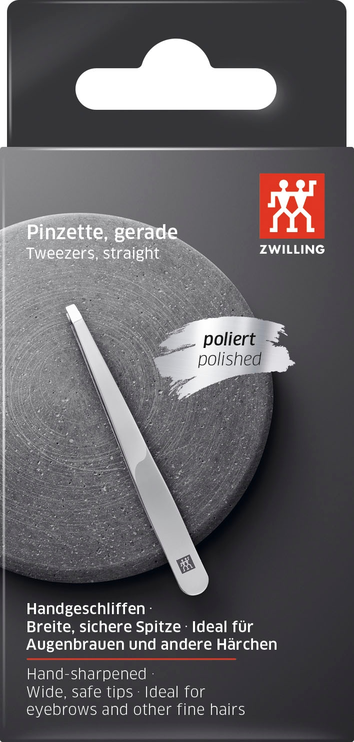 Zwilling Pinzette »ZWILLING Pinzette gerade glänzend«