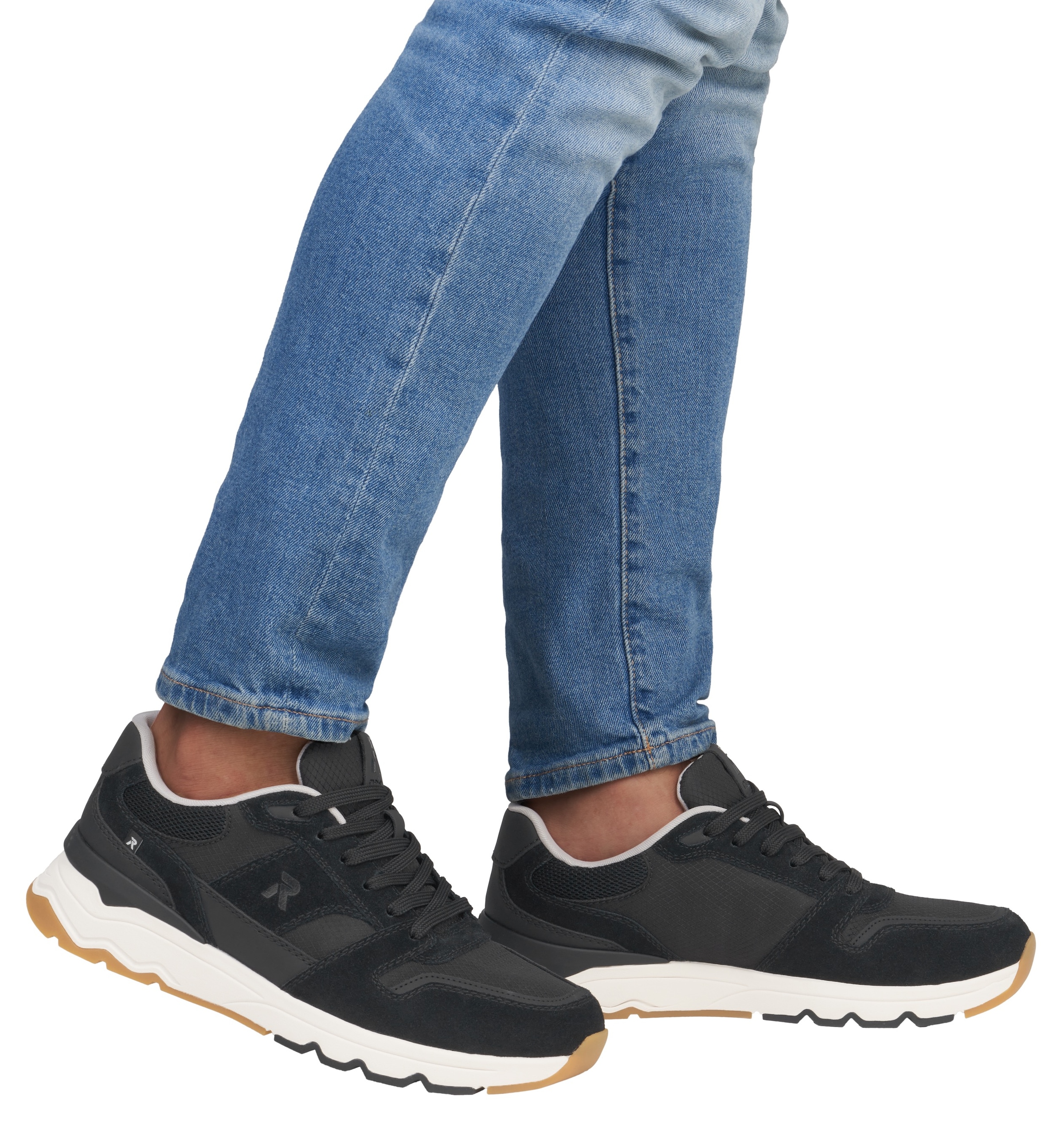 RIEKER Sport Sneaker, Schnürschuh, Halbschuh, Freizeitschuh mit Soft-Innensohle