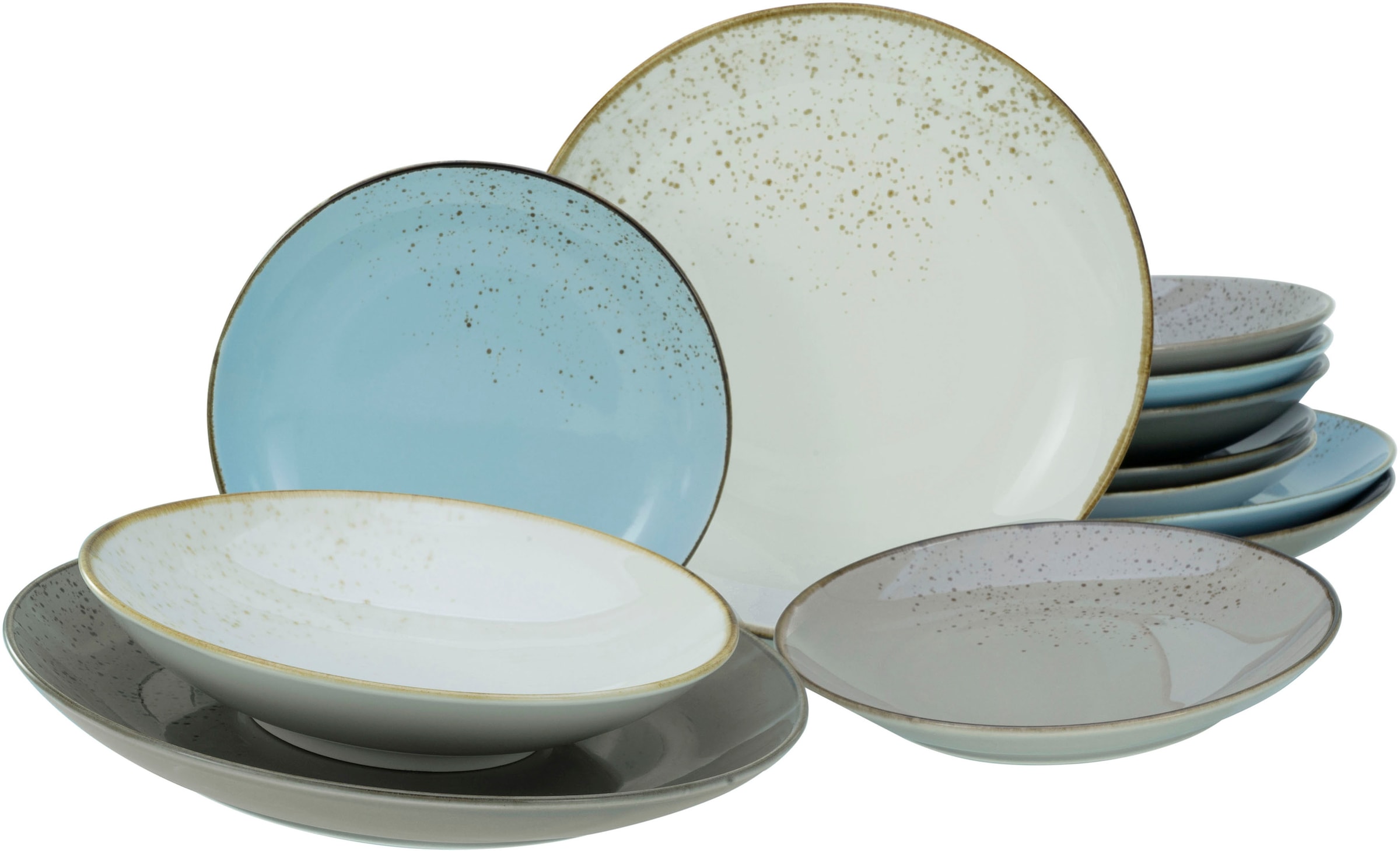 CreaTable Tafelservice "Geschirr-Set NATURE COLLECTION Scandic" Service, 4 günstig online kaufen