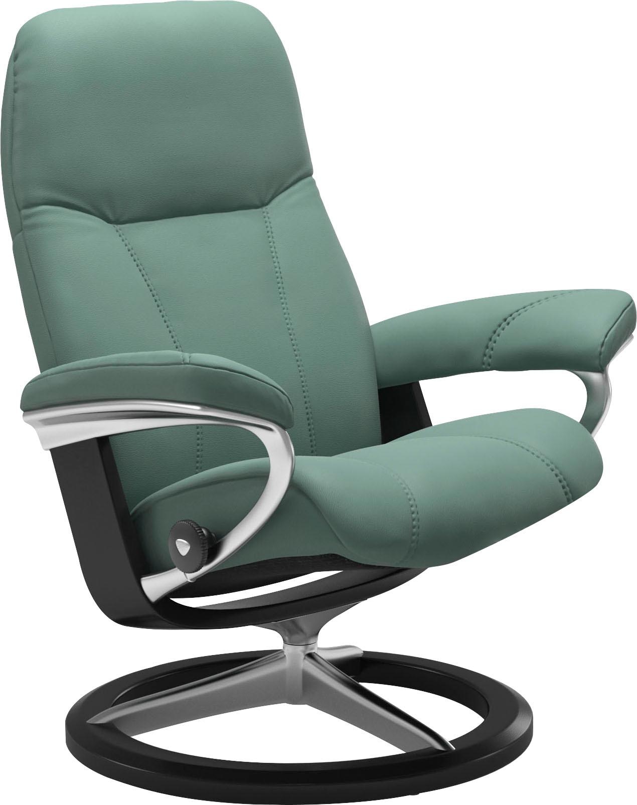 Stressless Relaxsessel "Consul" mit Signature Base, Größe S, Gestell Schwarz