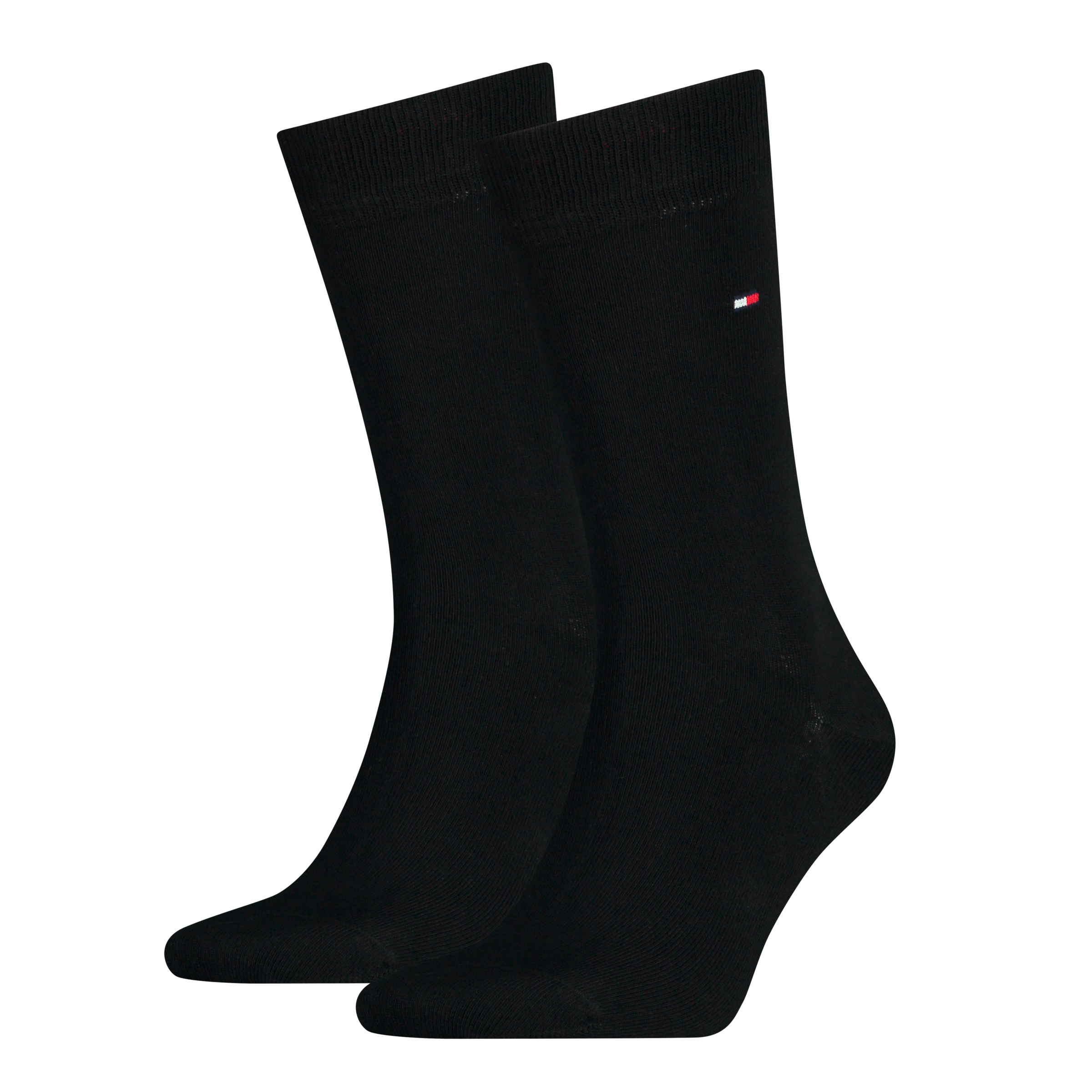 Socken TOMMY HILFIGER "TH MEN SOCK CHECK 2P", Damen, Gr. 39-42, schwarz, Baumwollmischung, normal, Socken Socken, mit klassischem Argyle-Design 6