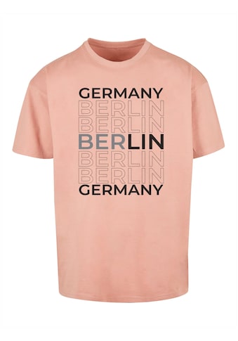 T-Shirt »Merchcode Herren Berlin Heavy Oversize Tee-BY102«, (1 tlg.)
