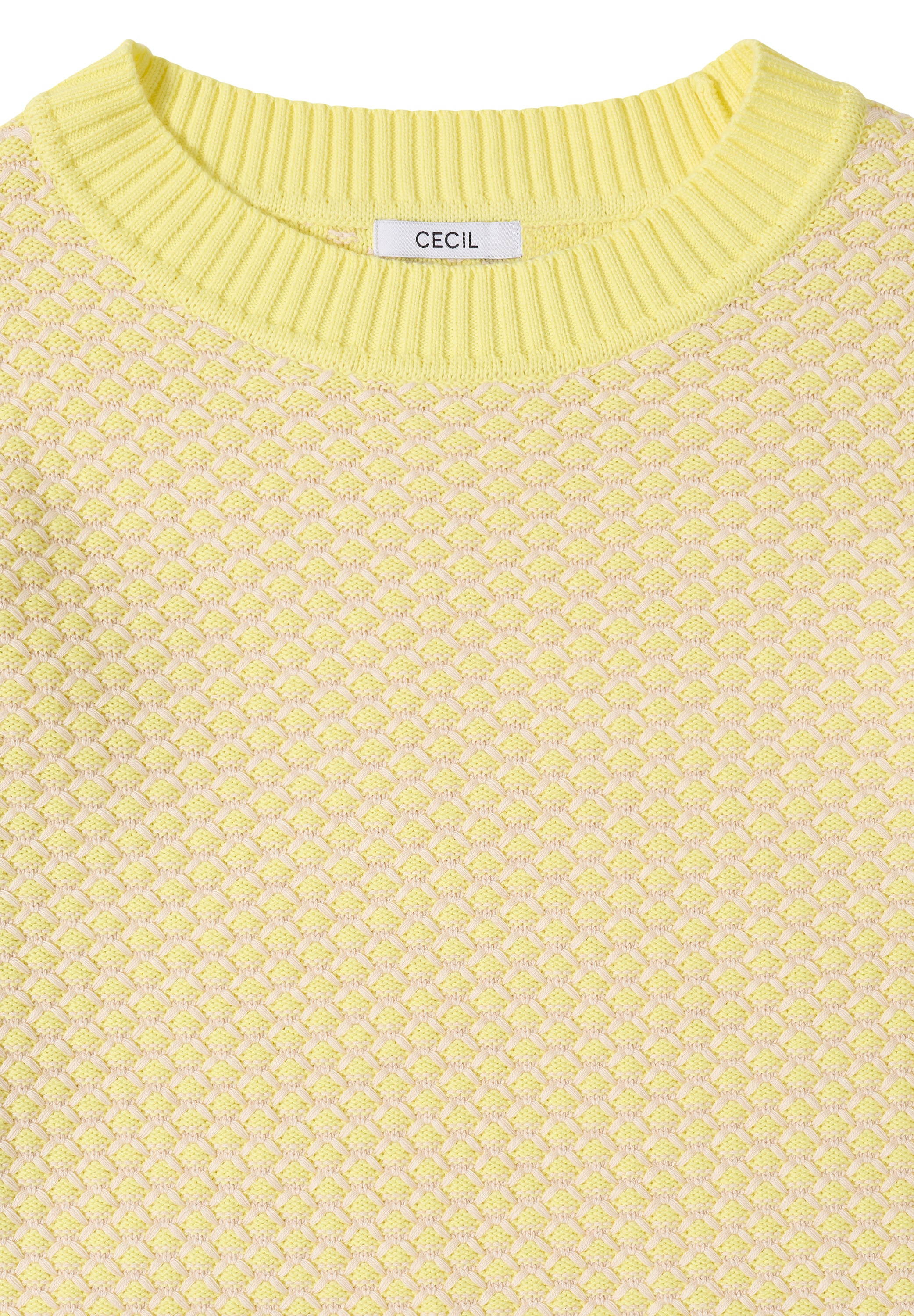 Cecil Strickpullover aus reiner Baumwolle