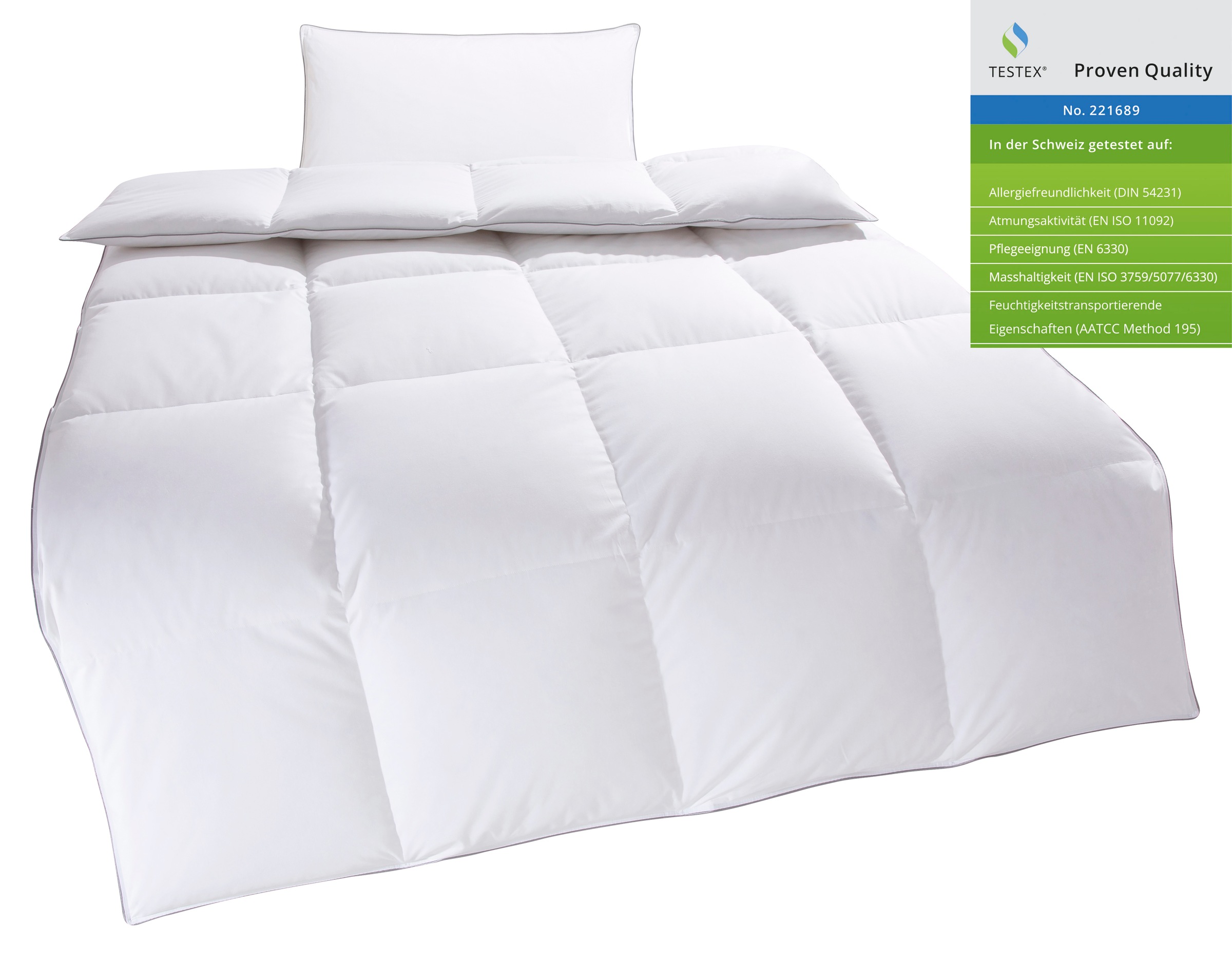 OTTO home Daunenbettdecke + Kopfkissen "TAMINS, Bettdecke 135x200 cm und 15 günstig online kaufen