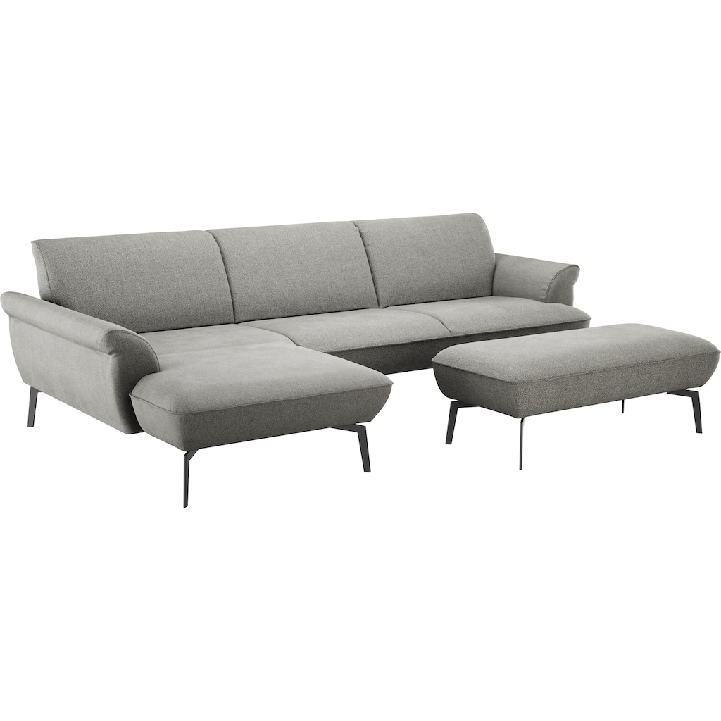 himolla Ecksofa »himolla 9900«, (mit Hocker)