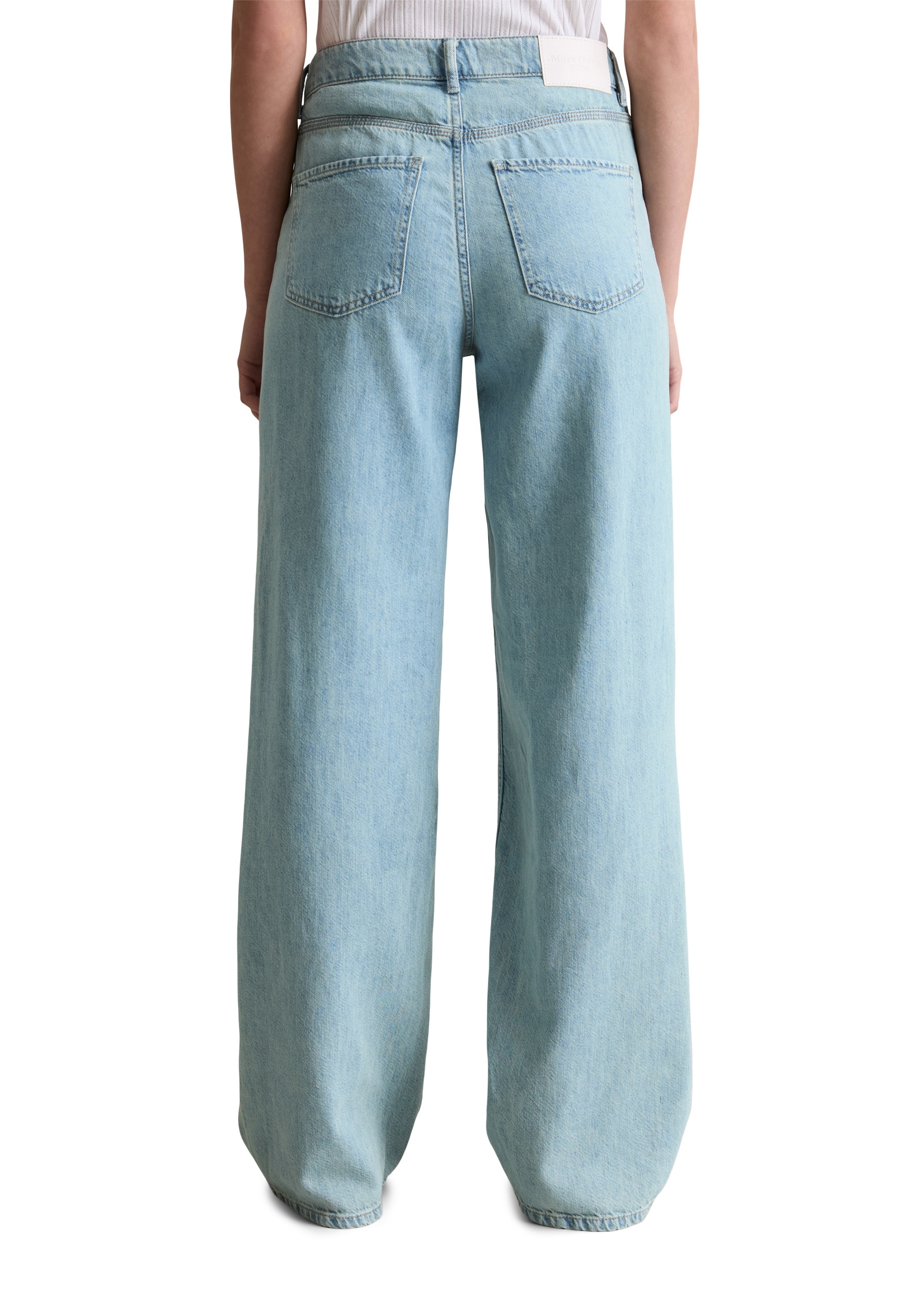 Marc O'Polo DENIM Weite Jeans »mit recyceltem Leinen aus Frankreich«